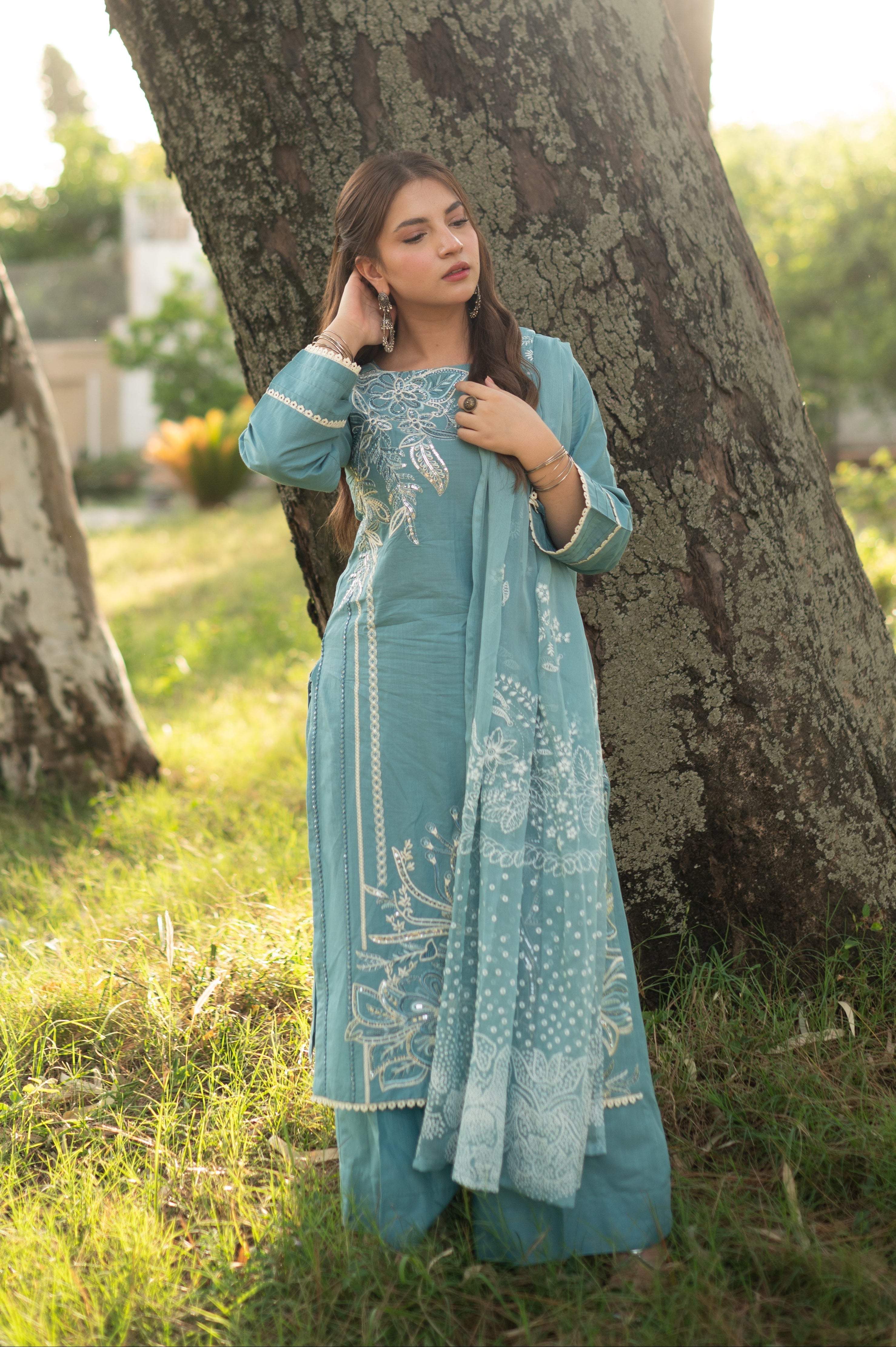 Elsa Premium Fabric Pakistani Summer Dresses - Sahiba-clothing - 3
