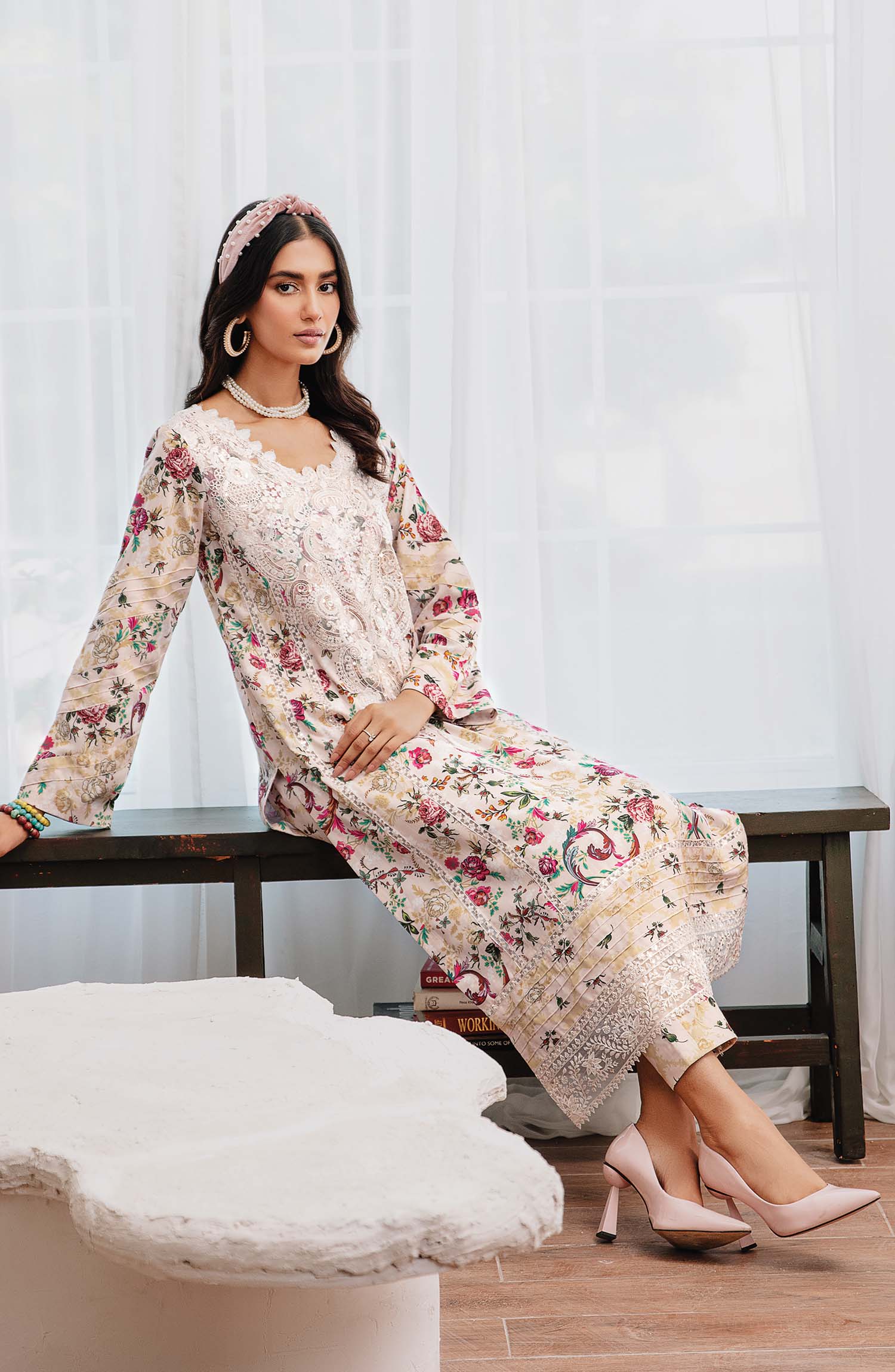 Chic Khaddar Pakistani Winter Dresses - Emaan Adeel - 5