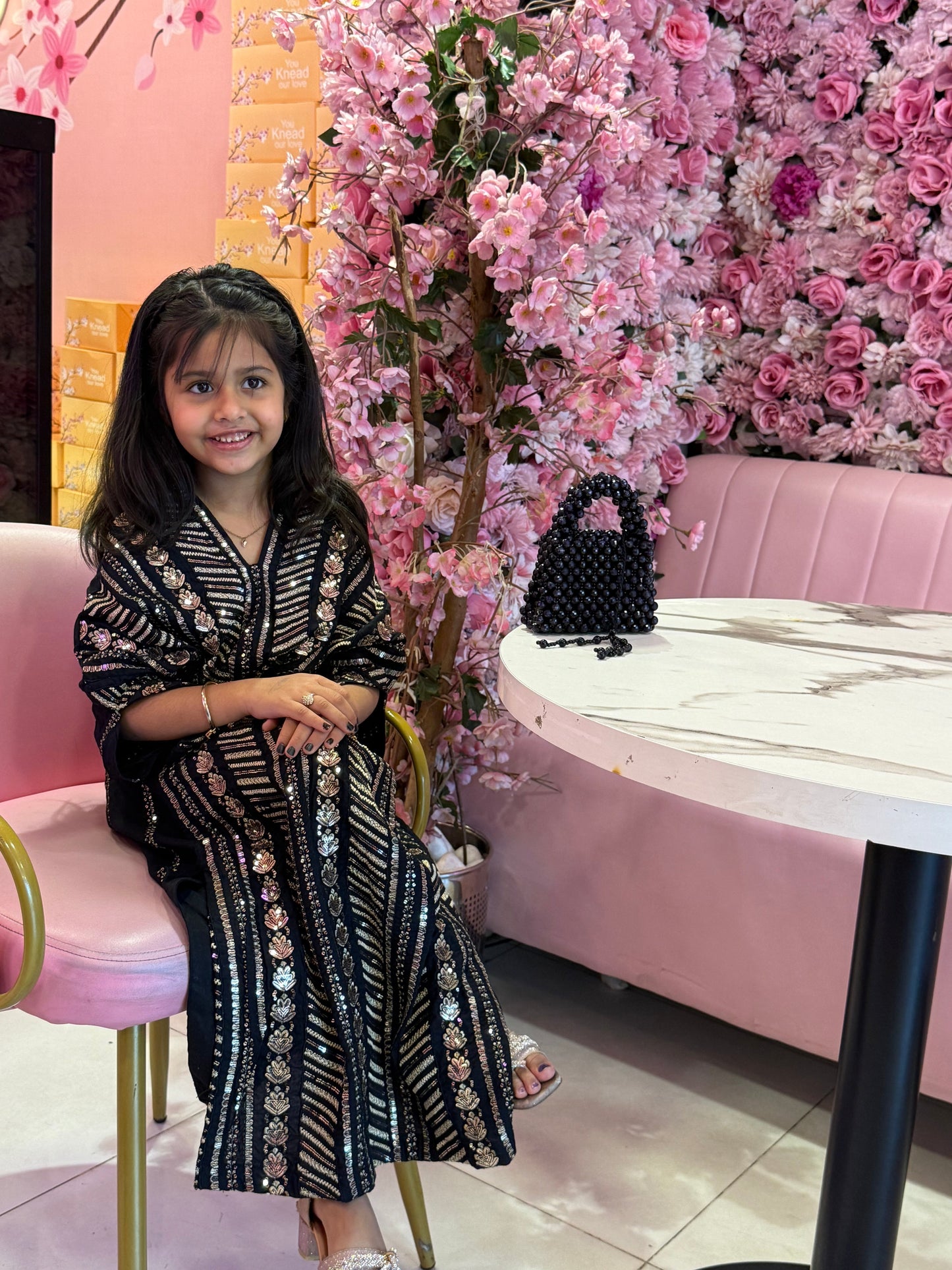 Naira Black - Kids Premium Fabric Pakistani Summer Dresses - Sahiba-clothing - 17