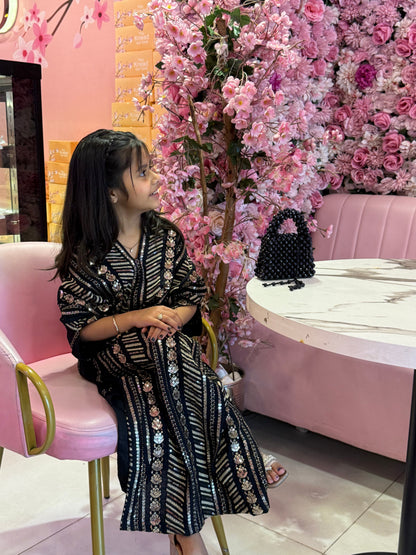 Naira Black - Kids Premium Fabric Pakistani Summer Dresses - Sahiba-clothing - 18