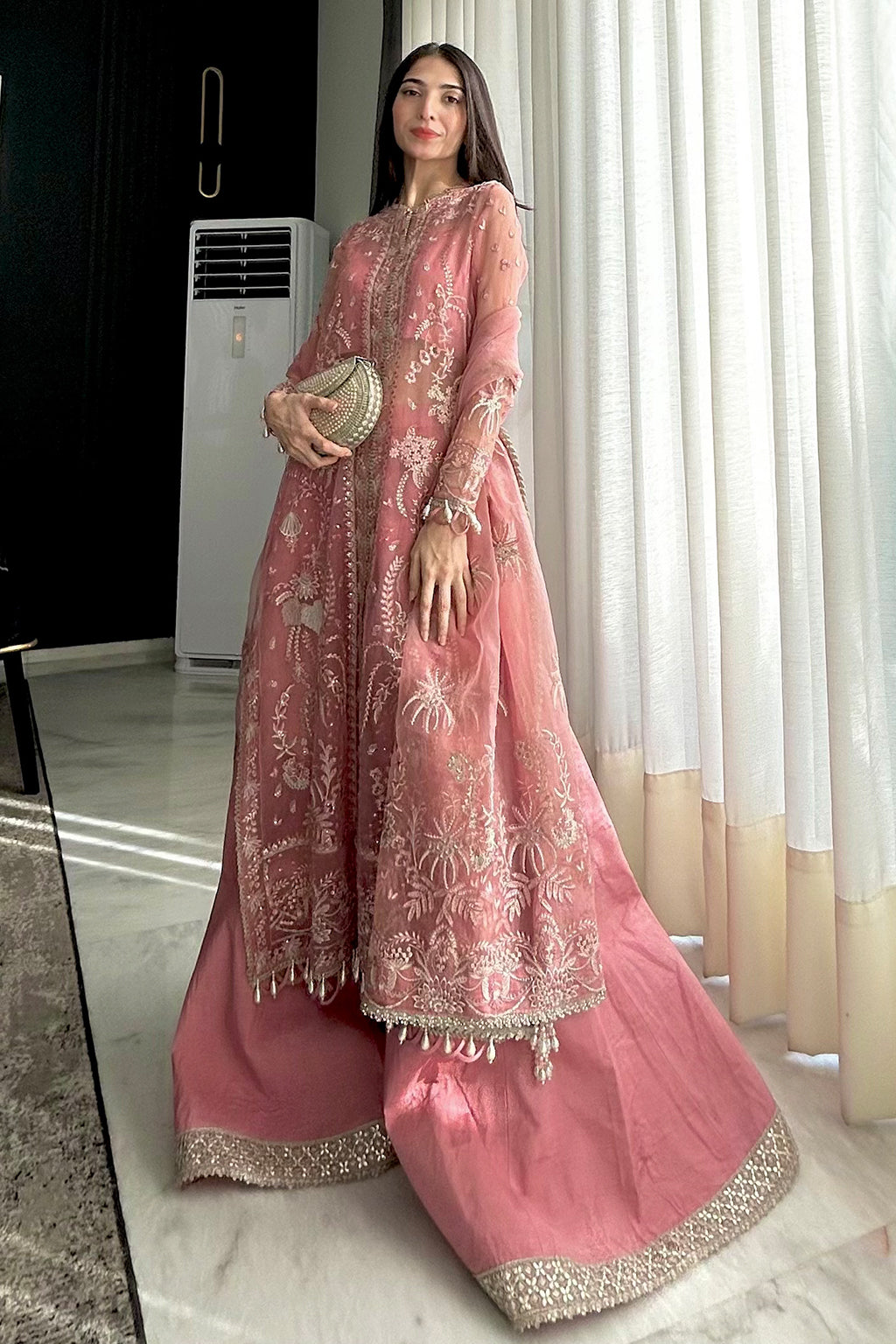 Leya Raw Silk Pakistani Formal Dresses - Saad Shaikh - 2