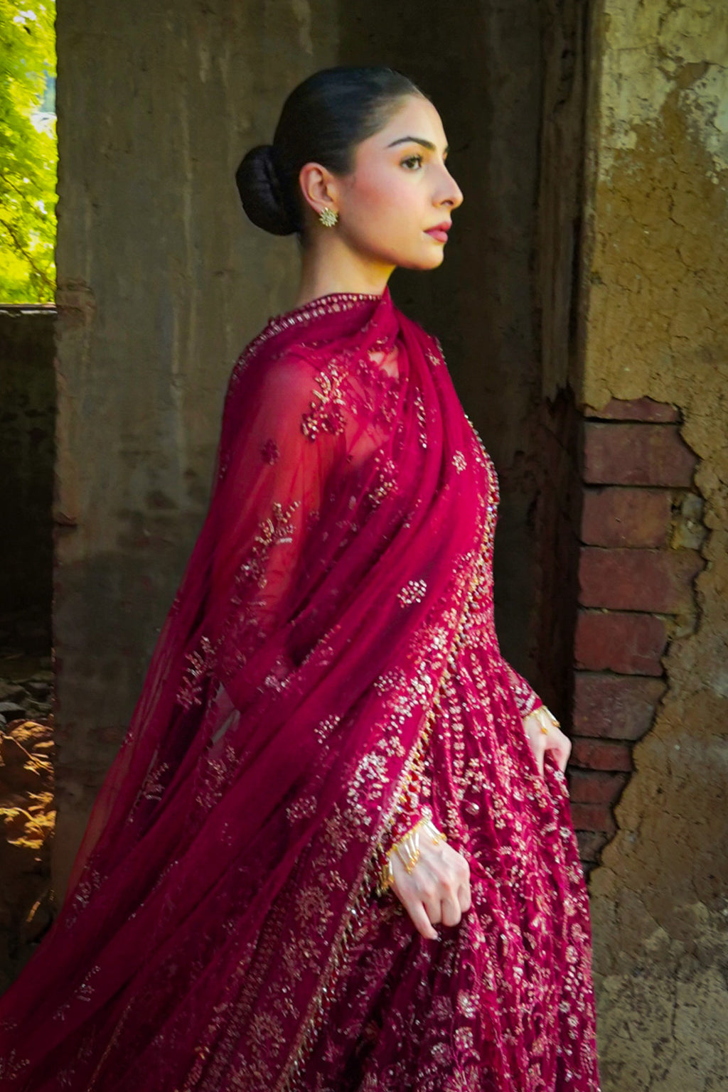 Elaila Raw Silk Pakistani Formal Dresses - Saad Shaikh - 4