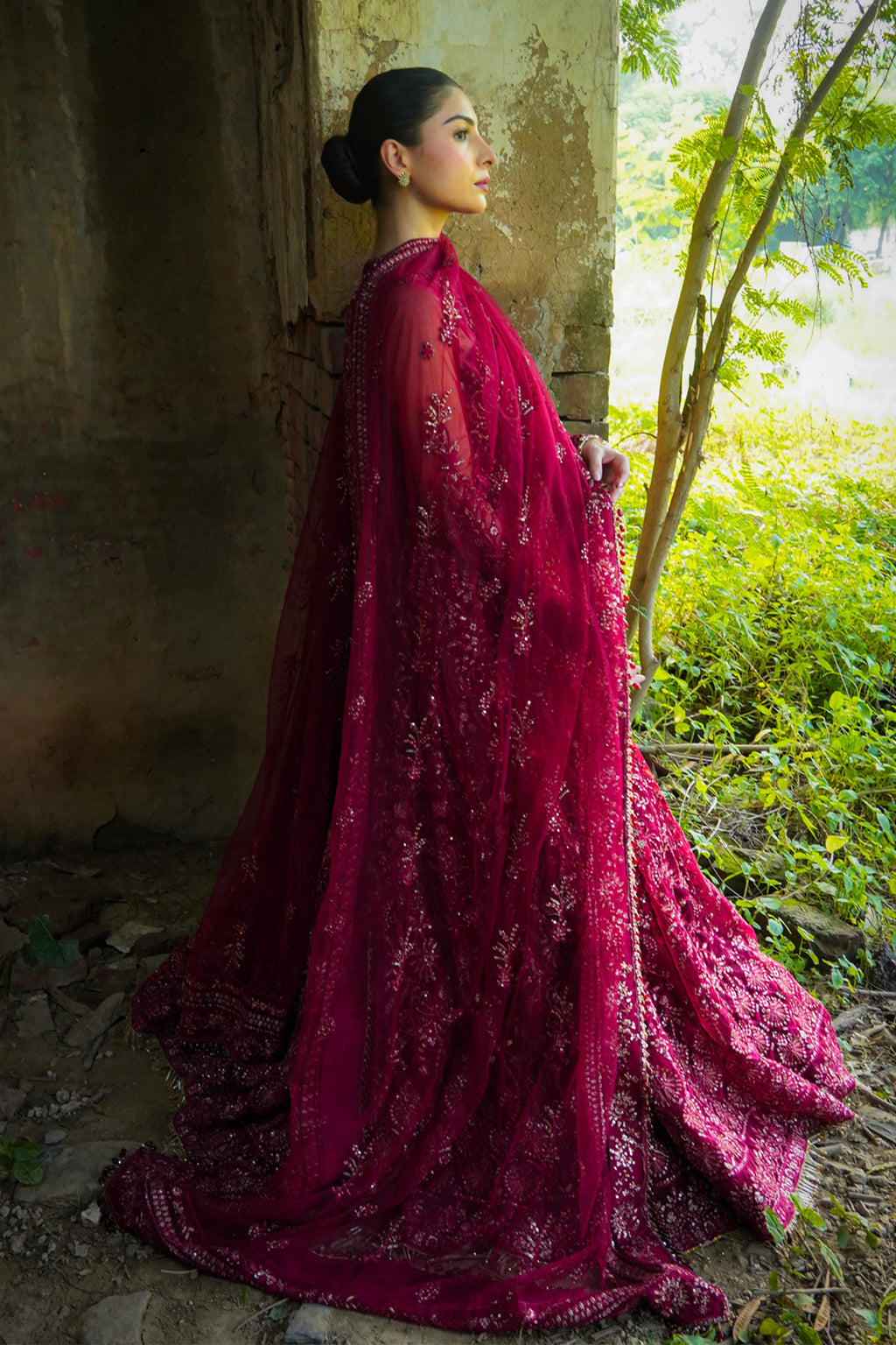 Elaila Raw Silk Pakistani Formal Dresses - Saad Shaikh - 2