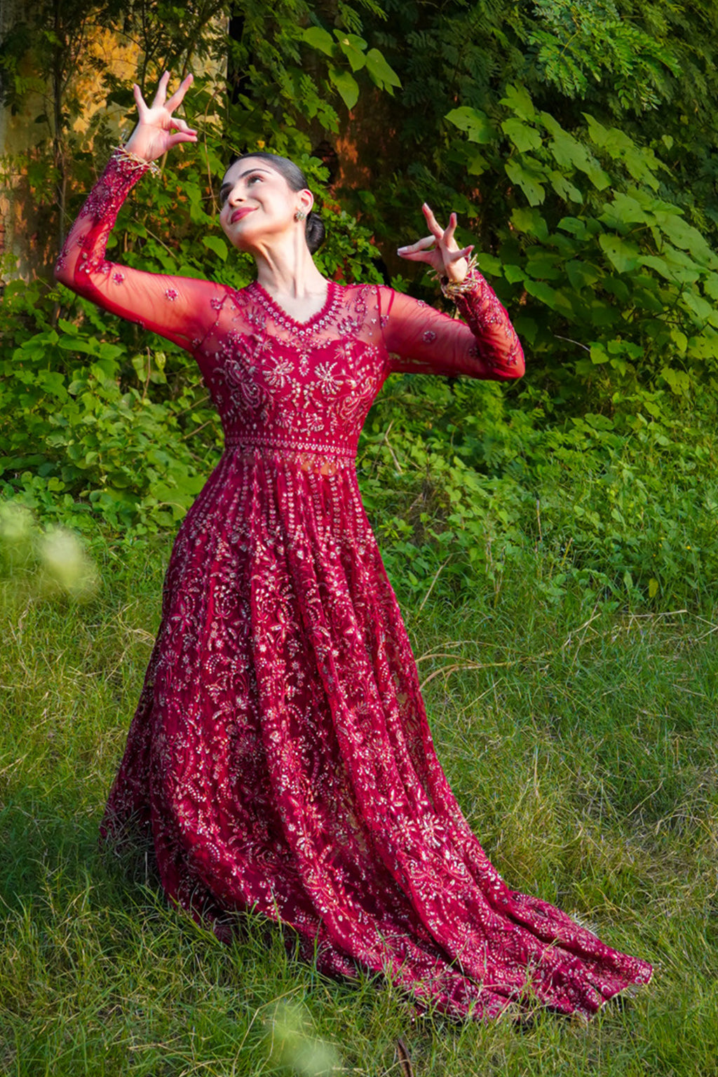 Elaila Raw Silk Pakistani Formal Dresses - Saad Shaikh - 5