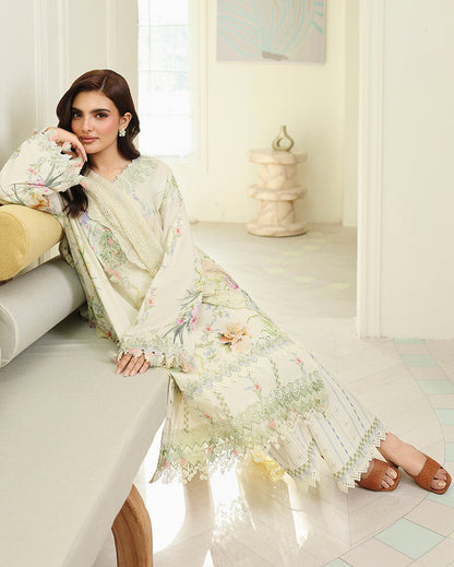 Ivory Sonata Organza Women Clothing - Roheenaz - 5