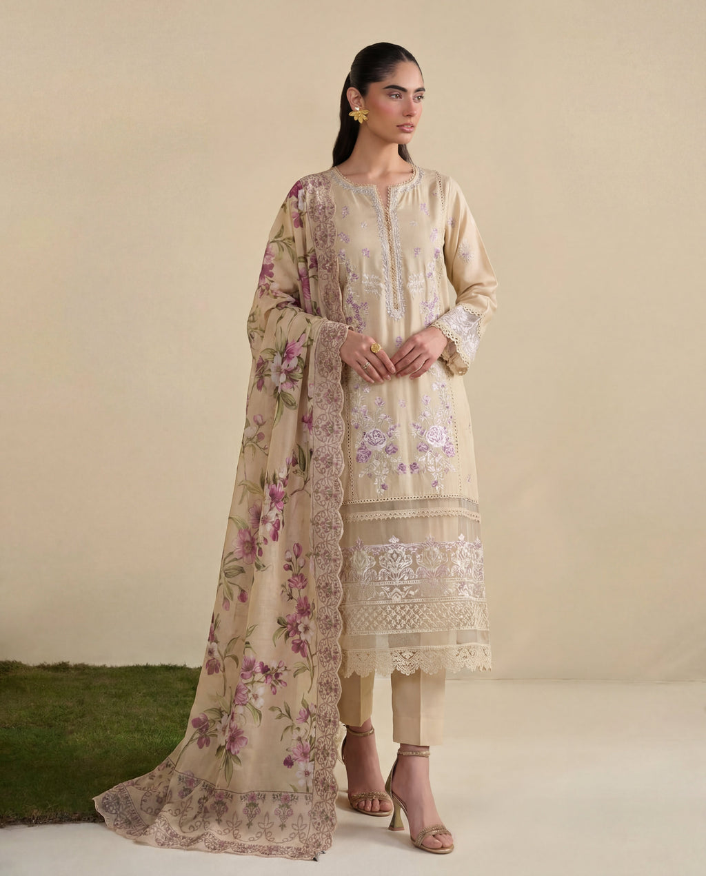 Kiyana Premium Fabric Pakistani Summer Dresses - Sahiba-clothing - 4
