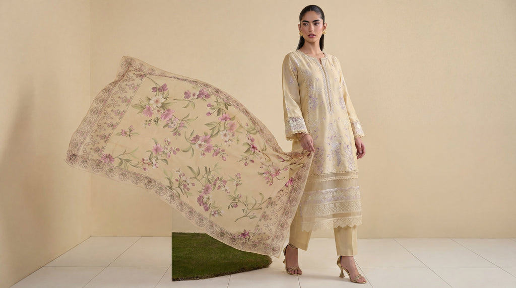 Kiyana Premium Fabric Pakistani Summer Dresses - Sahiba-clothing - 5