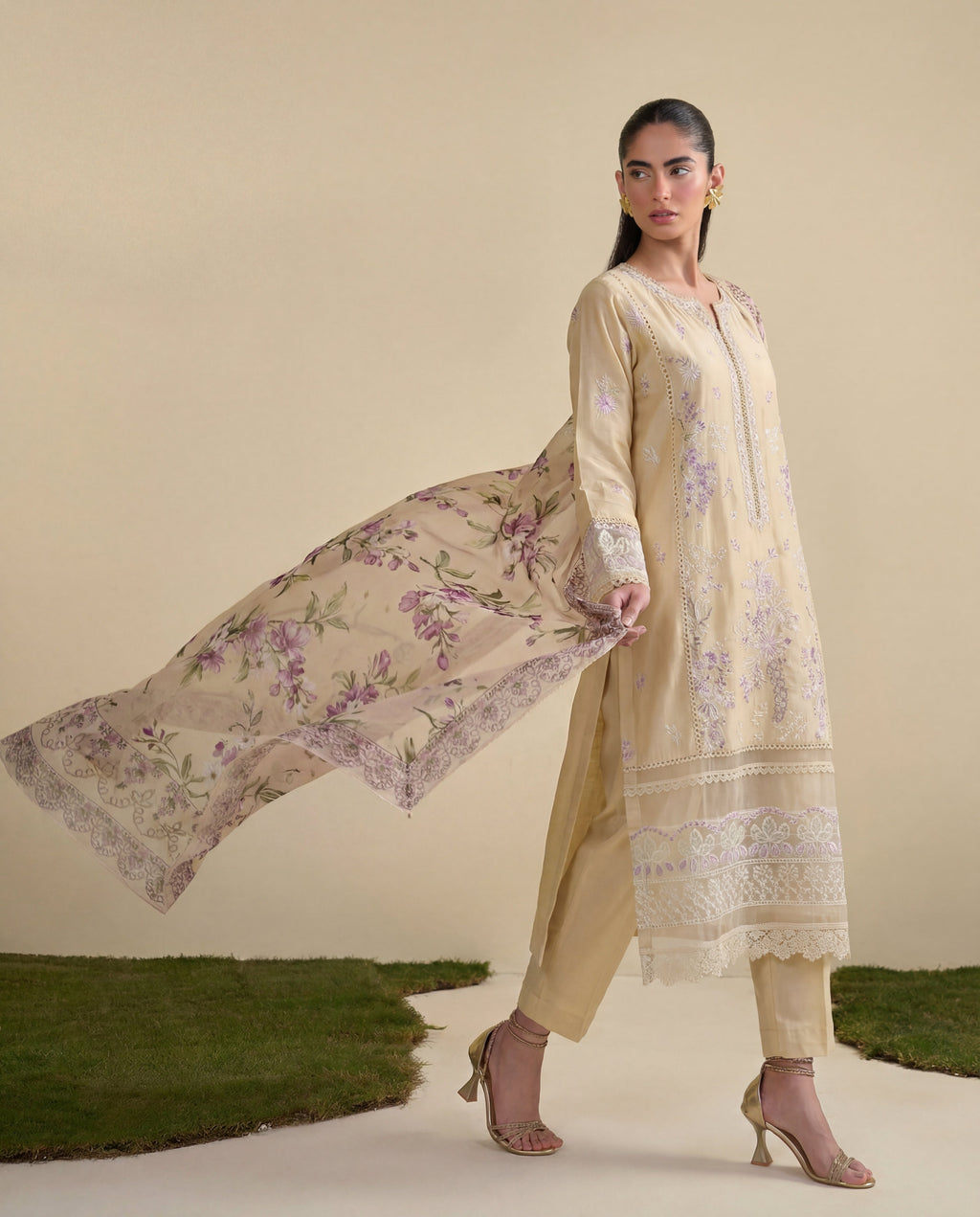 Kiyana Premium Fabric Pakistani Summer Dresses - Sahiba-clothing - 1