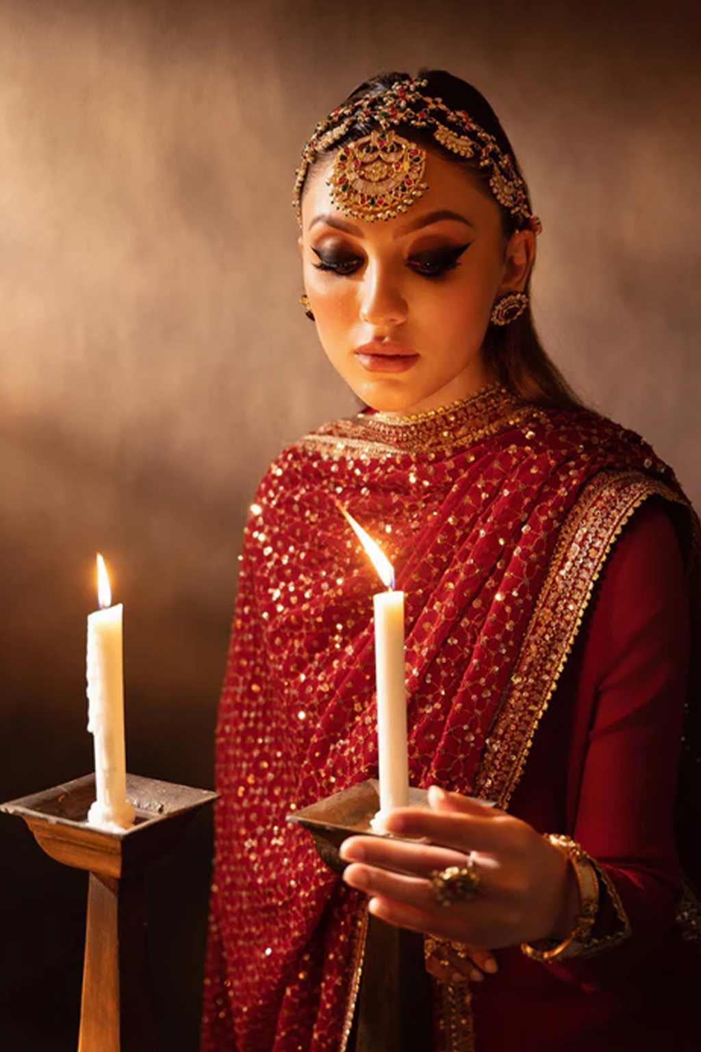 Gulnaar - Meeral Luxe Raw Silk Pakistani Formal Dresses - Saad Shaikh - 13