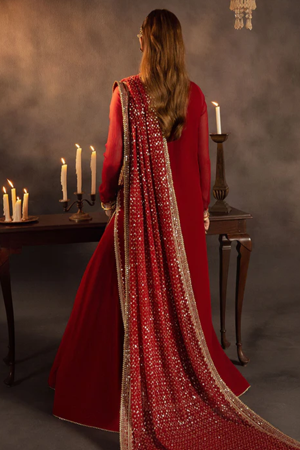Gulnaar - Meeral Luxe Raw Silk Pakistani Formal Dresses - Saad Shaikh - 17