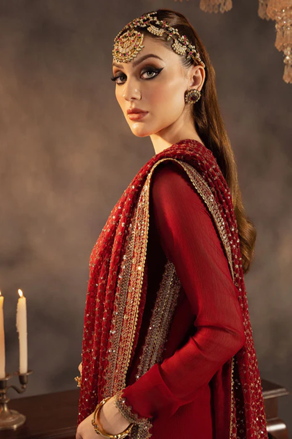Gulnaar - Meeral Luxe Raw Silk Pakistani Formal Dresses - Saad Shaikh - 11
