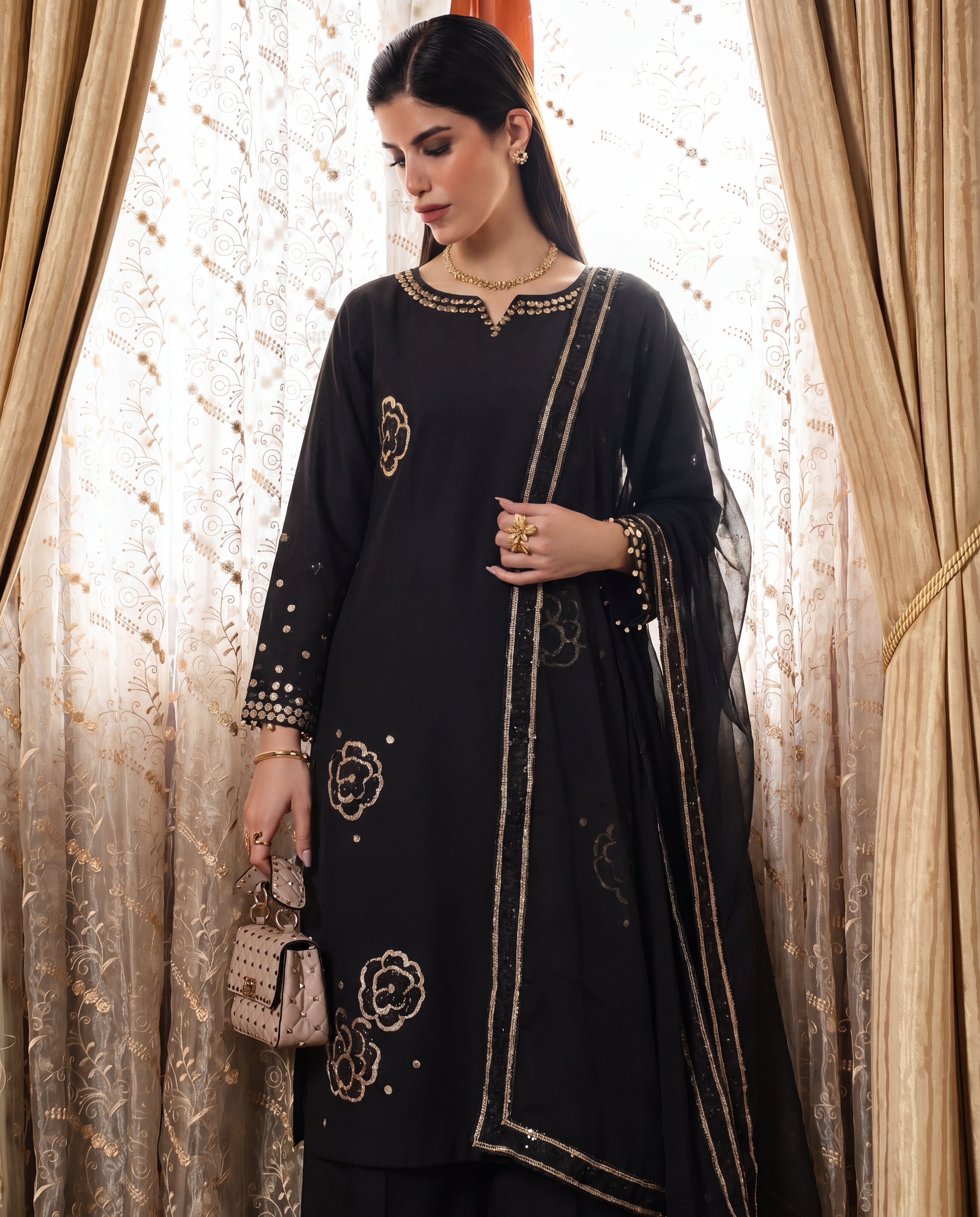 Leora Premium Fabric Pakistani Summer Dresses - Sahiba-clothing - 3