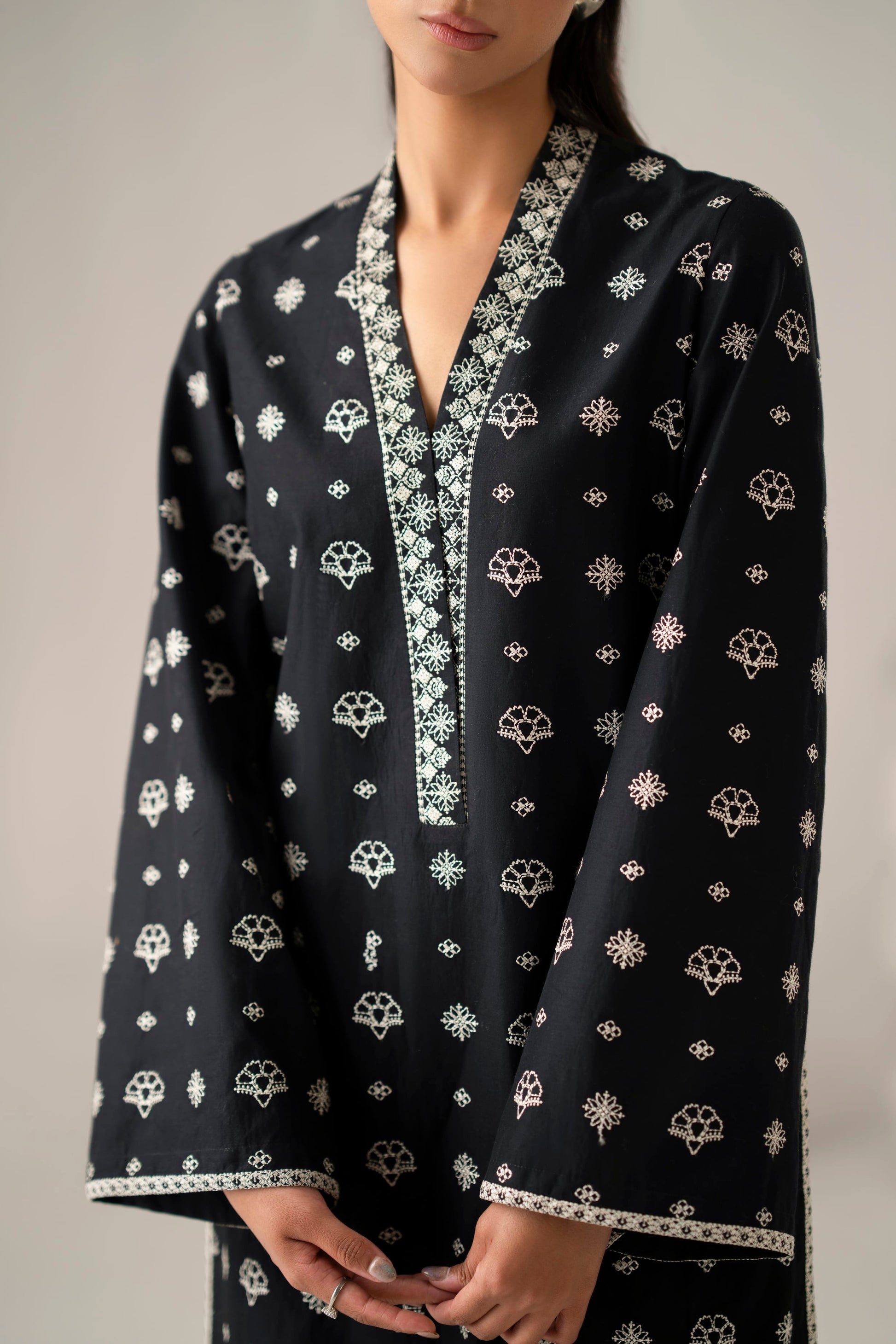 Raya Cotton Pakistani Summer Dresses - Akbar Aslam - 6