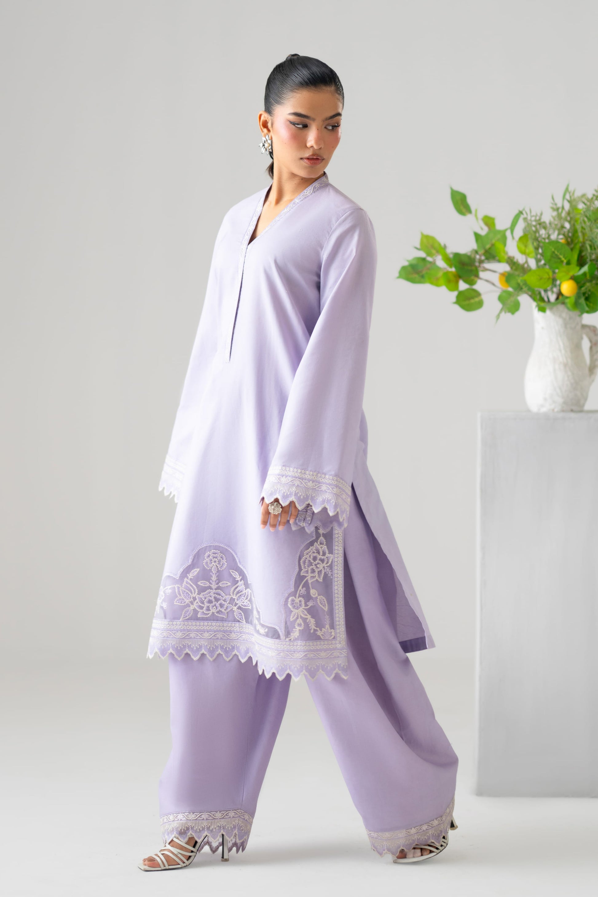 Luna Cotton Pakistani Summer Dresses - Akbar Aslam - 2