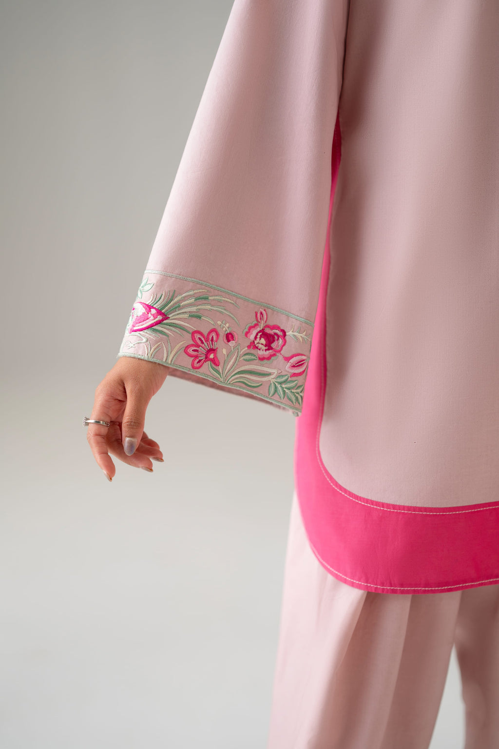 Canary Cotton Pakistani Summer Dresses - Akbar Aslam - 5