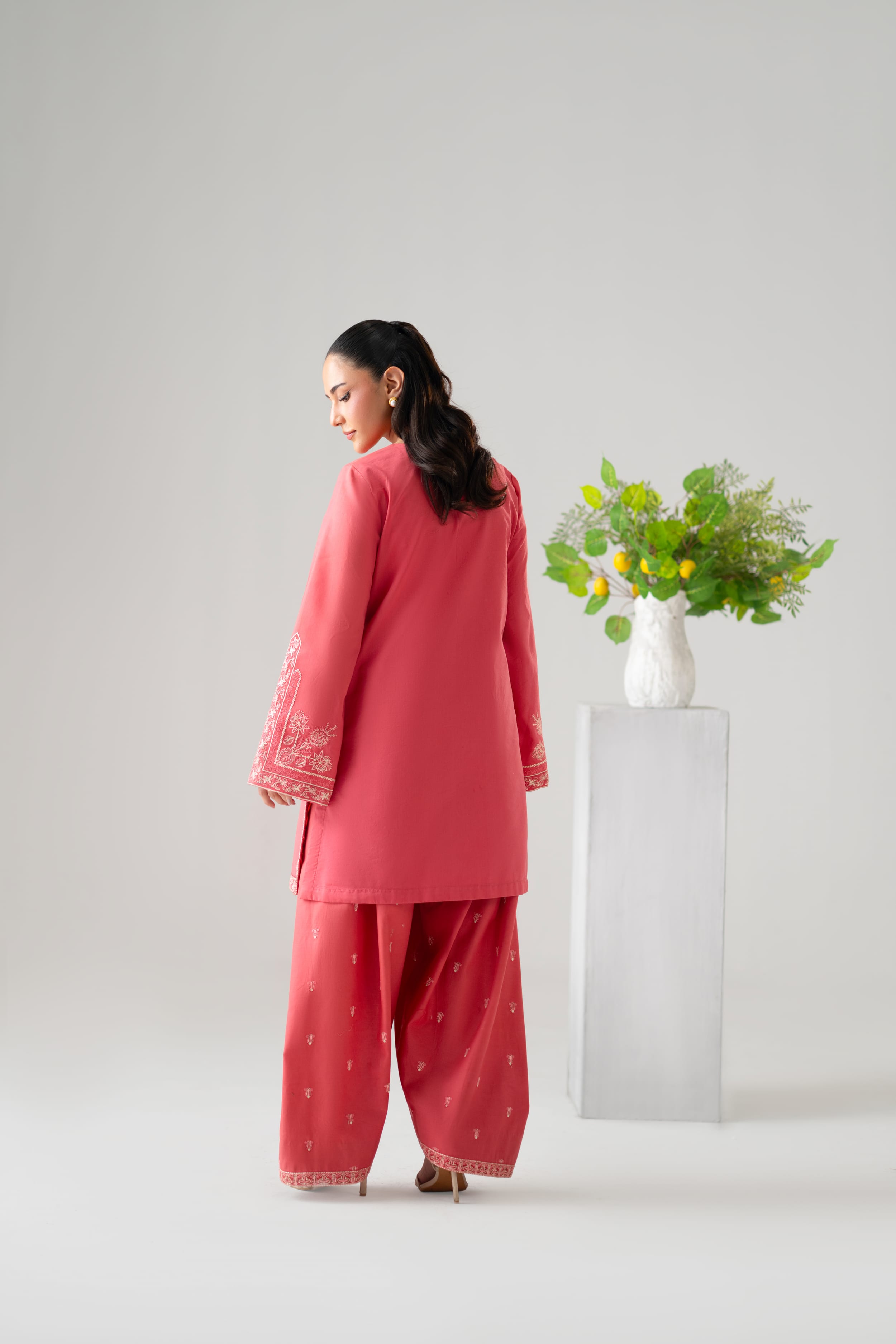 Amani Cotton Pakistani Summer Dresses - Akbar Aslam - 4