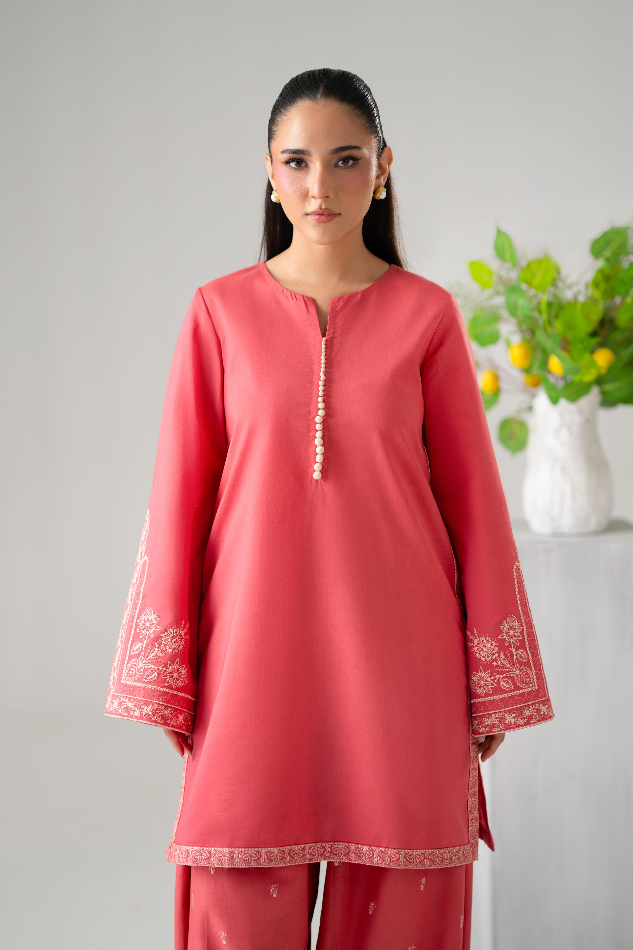 Amani Cotton Pakistani Summer Dresses - Akbar Aslam - 5