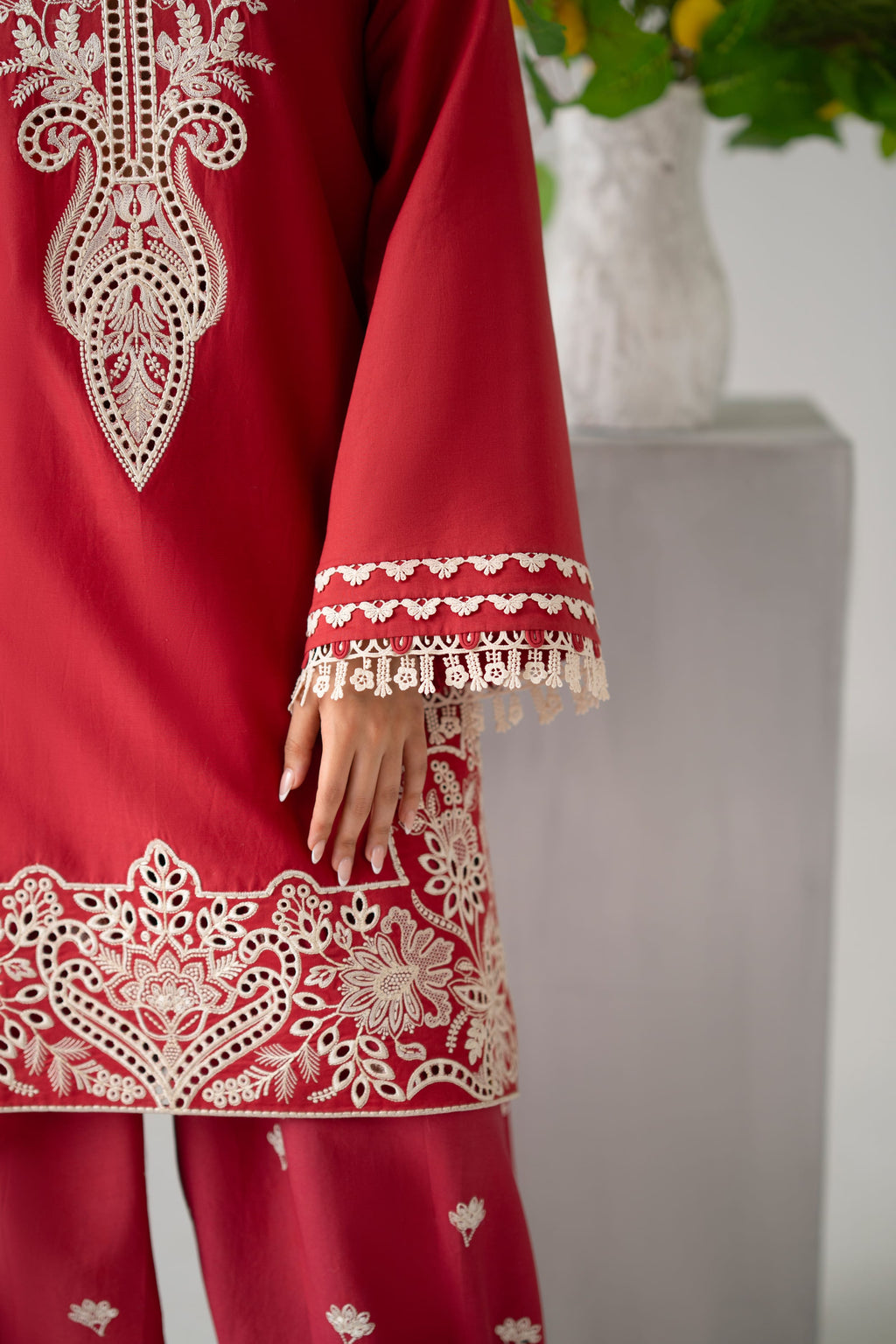Vale Cotton Pakistani Summer Dresses - Akbar Aslam - 7