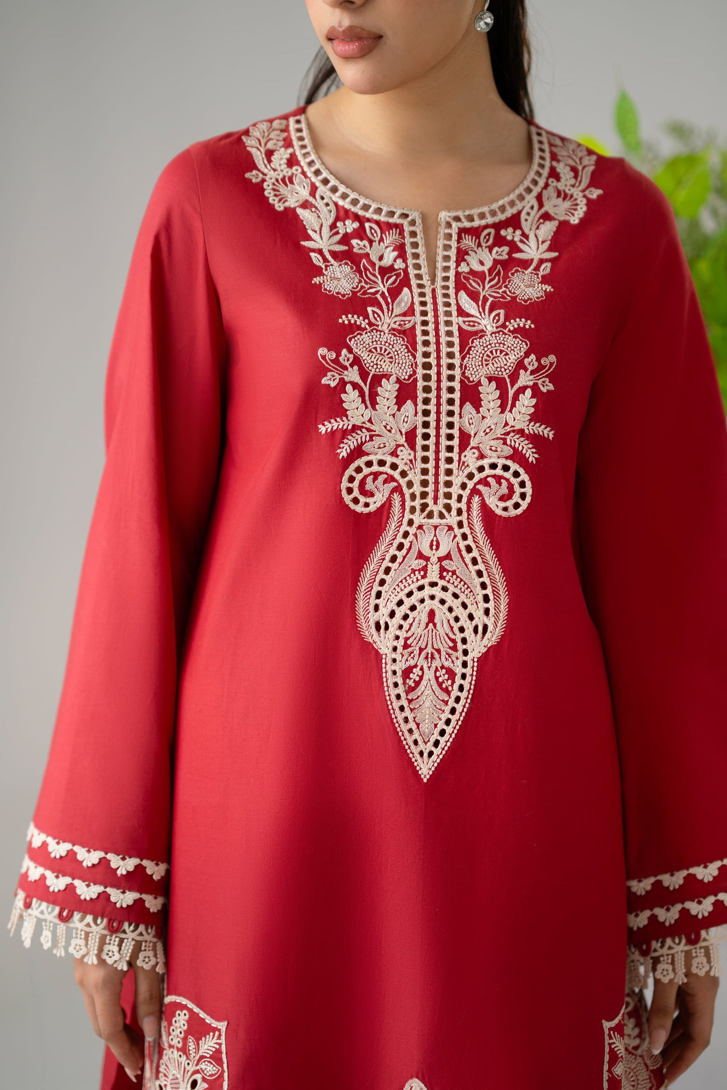 Vale Cotton Pakistani Summer Dresses - Akbar Aslam - 6