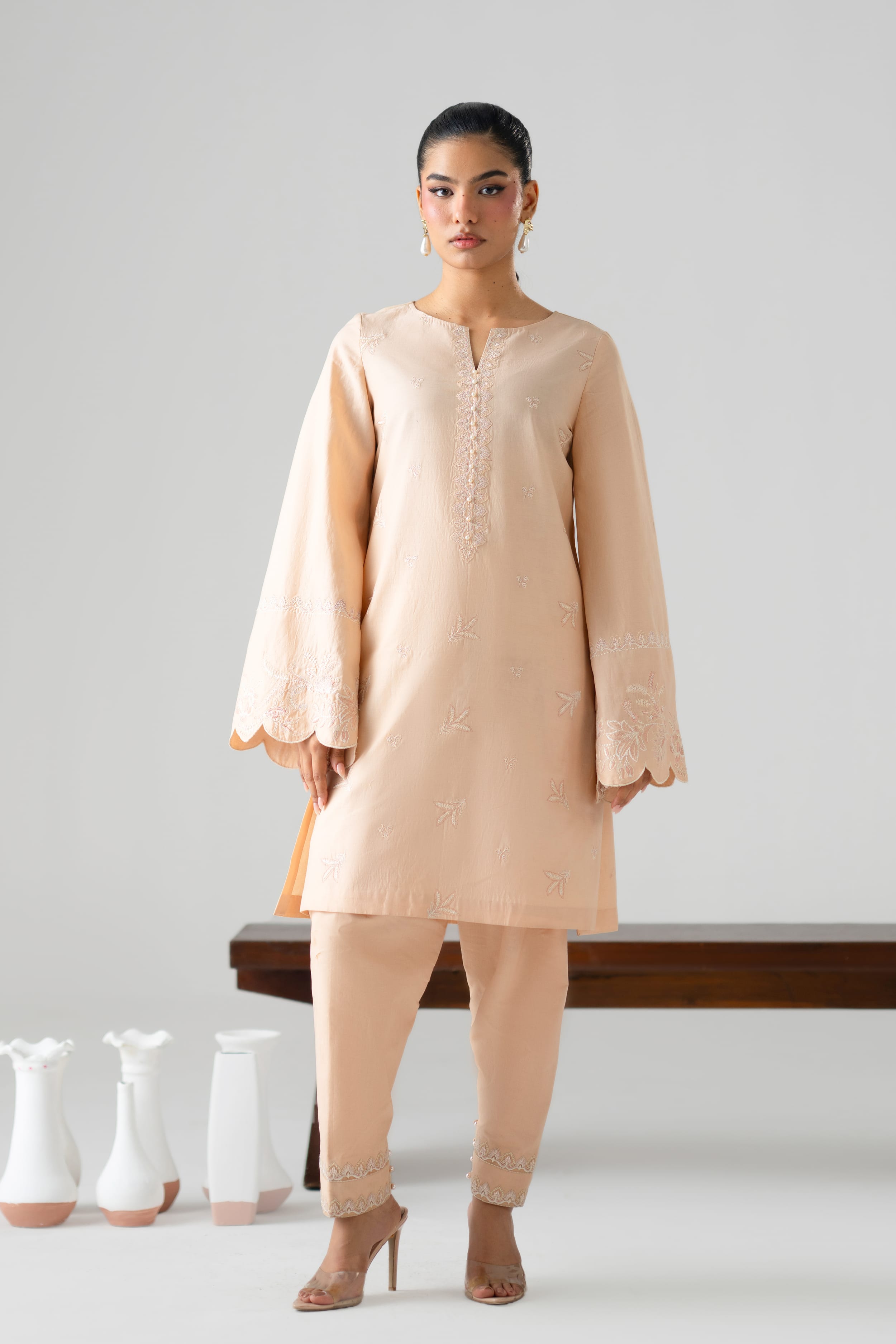 Fleur Cotton Pakistani Summer Dresses - Akbar Aslam - 1