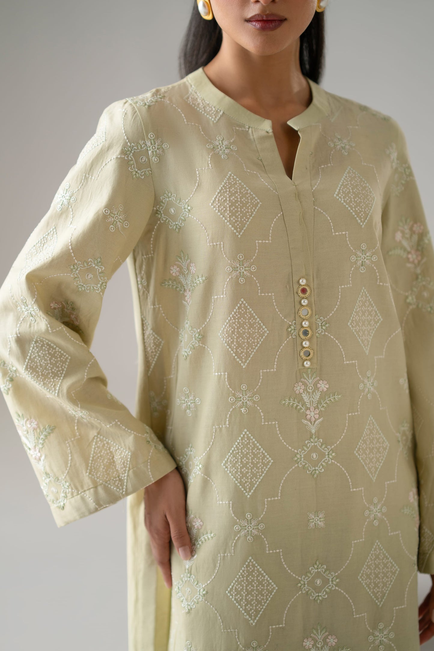 Ruva Cotton Pakistani Summer Dresses - Akbar Aslam - 5