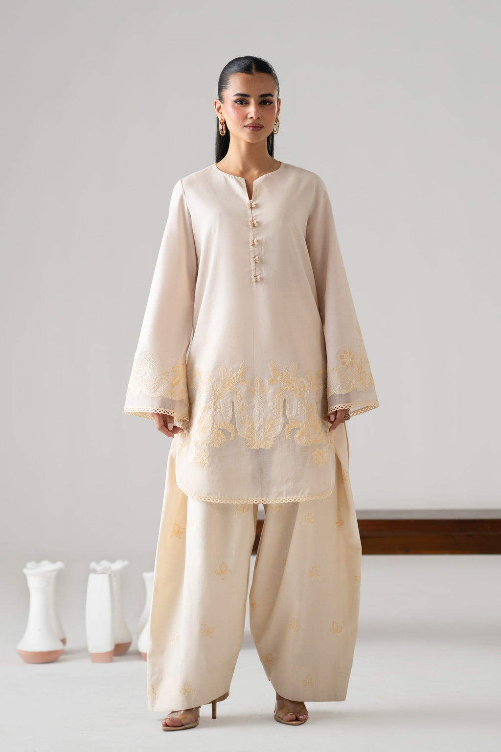 Nova Cotton Pakistani Summer Dresses - Akbar Aslam - 2