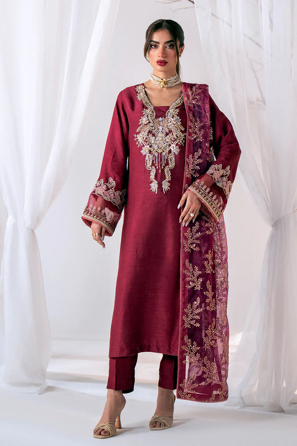 Rang e mehfil Bundle - Stitched