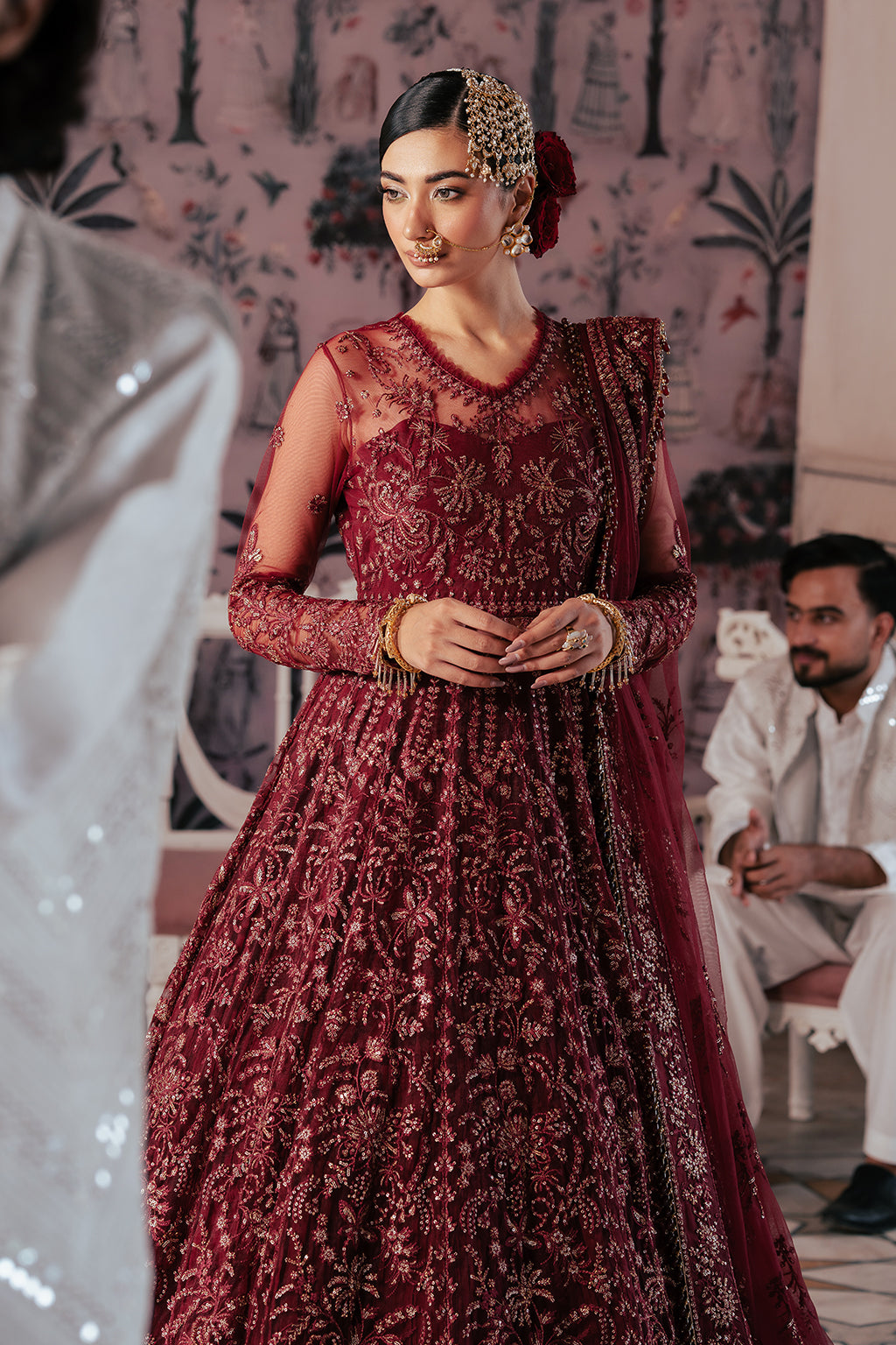 Elaila Raw Silk Pakistani Formal Dresses - Saad Shaikh - 8