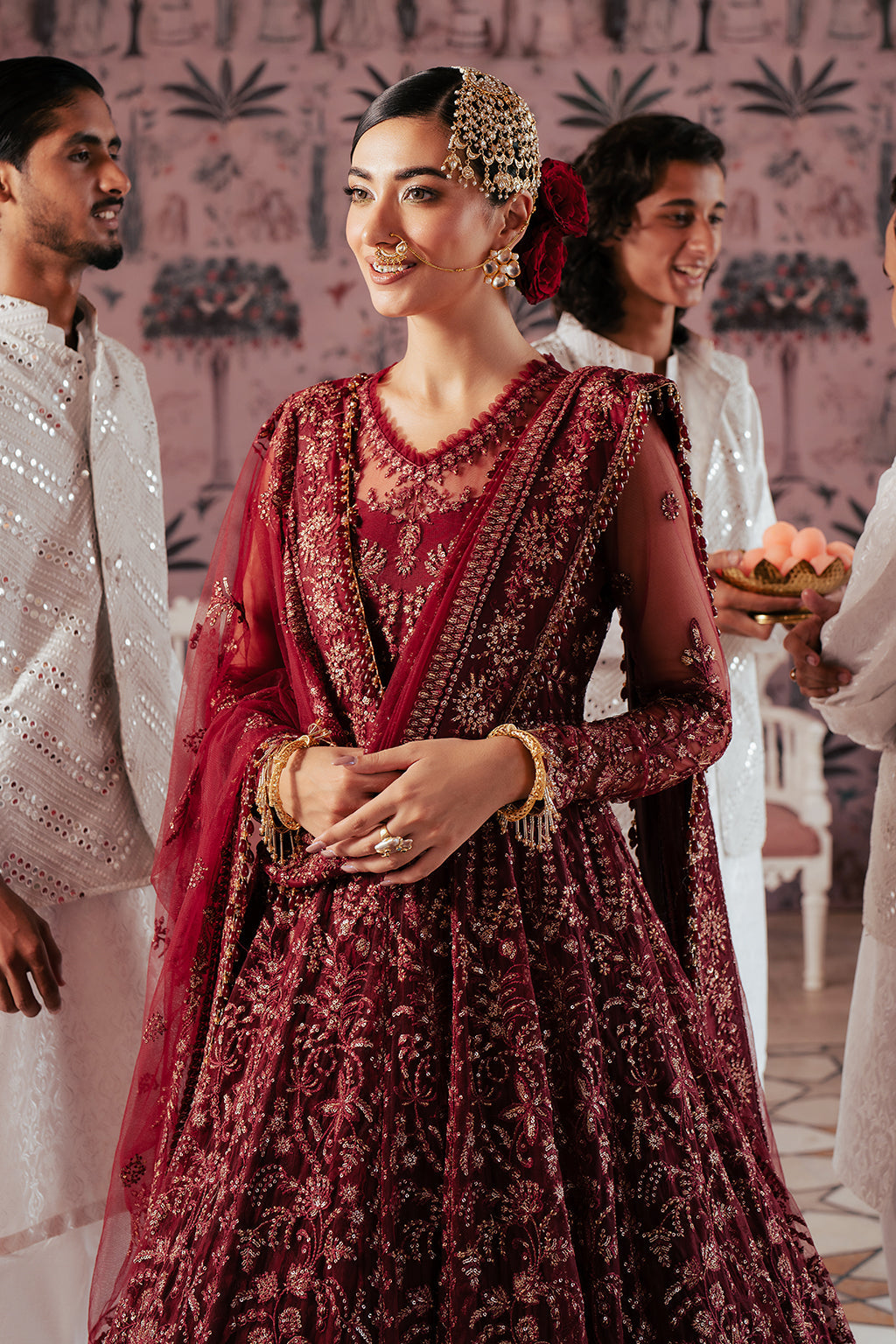 Elaila Raw Silk Pakistani Formal Dresses - Saad Shaikh - 13