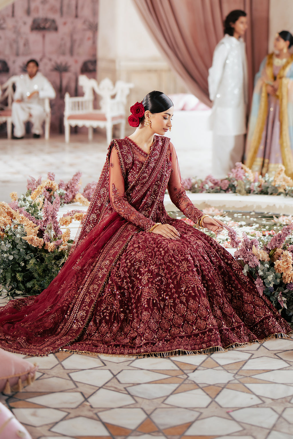 Elaila Raw Silk Pakistani Formal Dresses - Saad Shaikh - 10