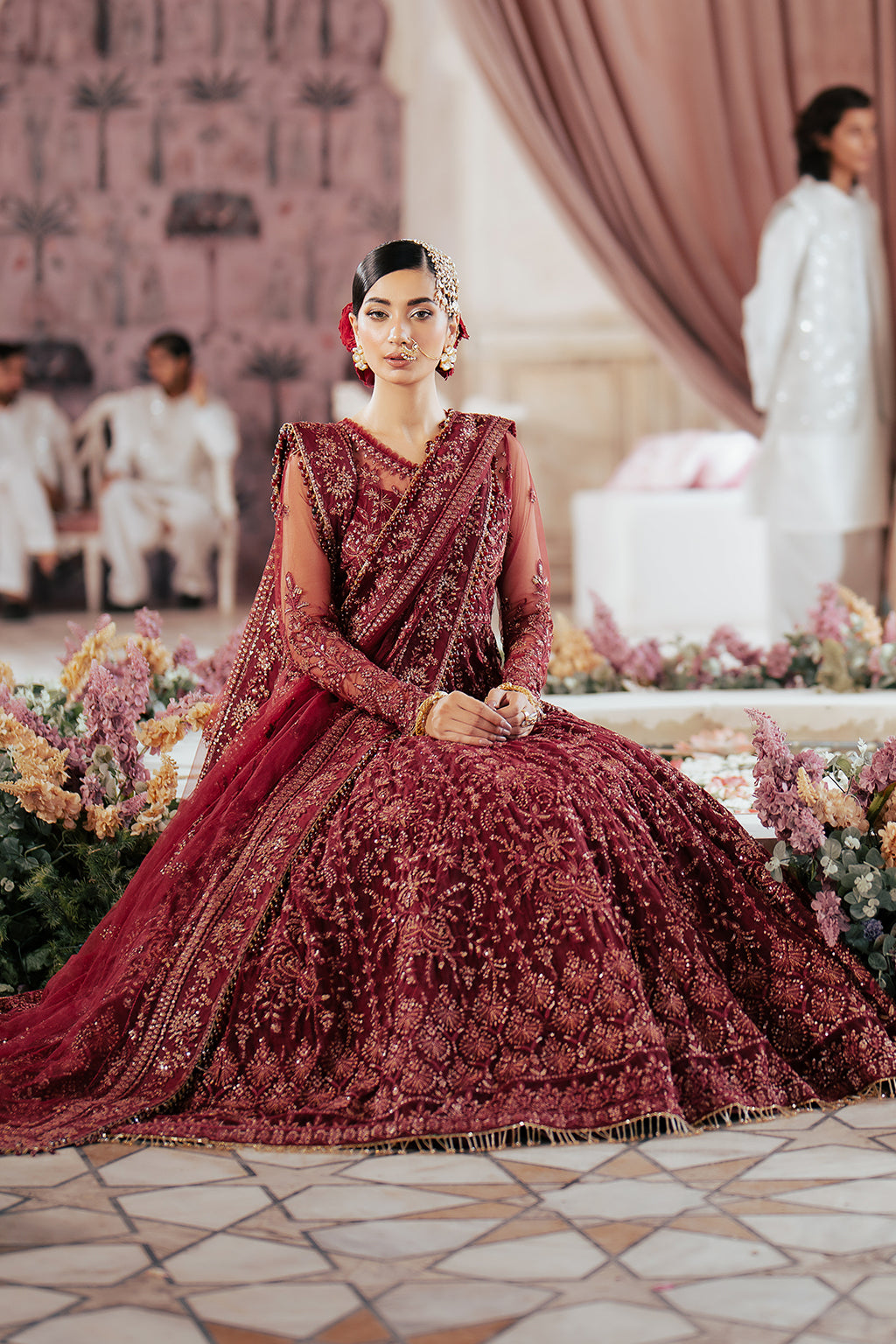 Elaila Raw Silk Pakistani Formal Dresses - Saad Shaikh - 11