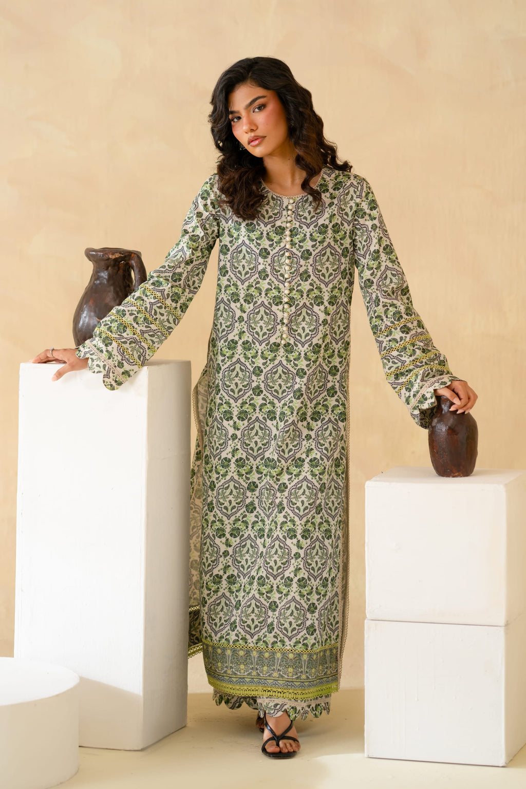 Ceyra Lawn Pakistani Summer Dresses - Akbar Aslam - 6
