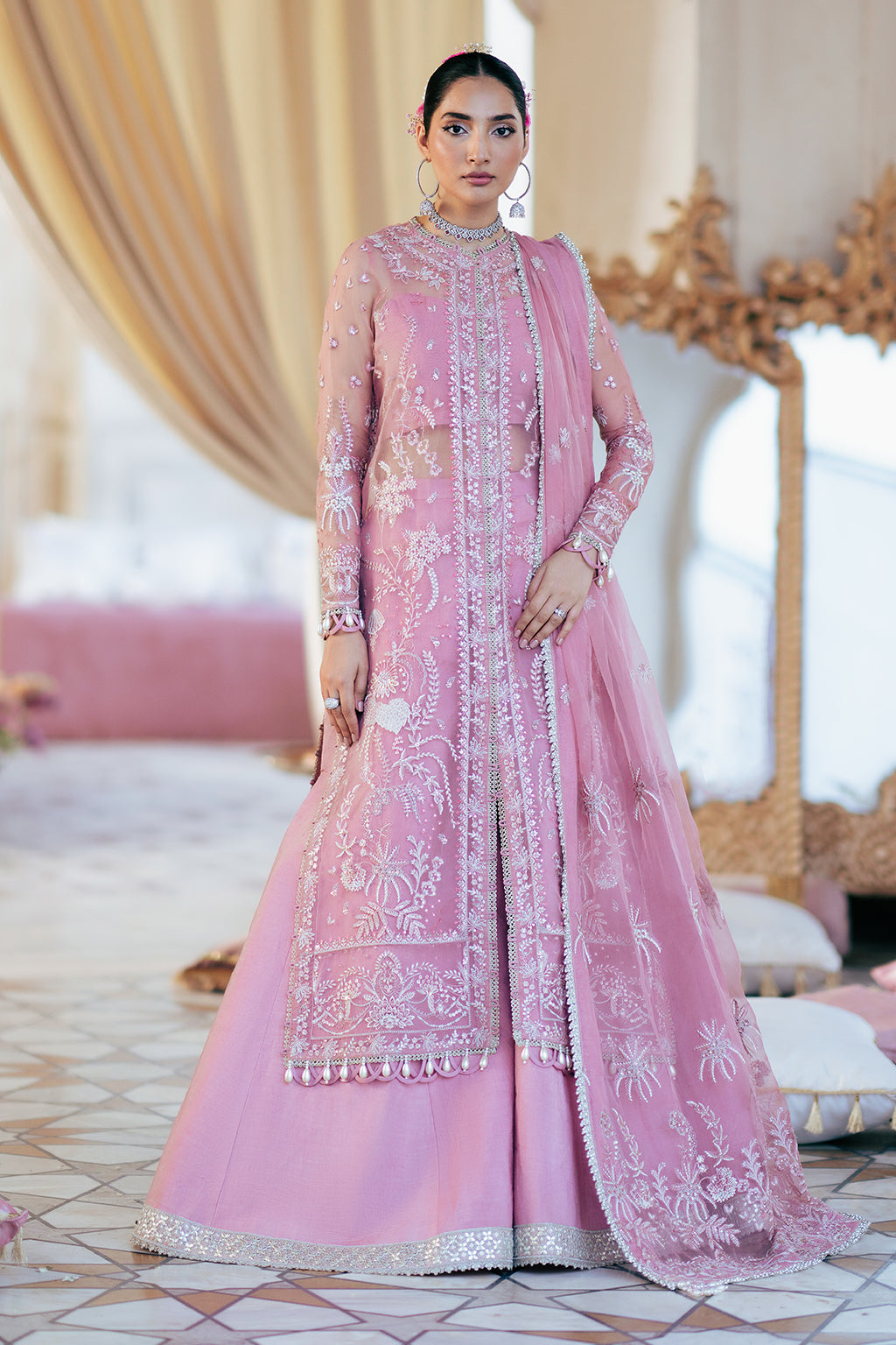 Leya Raw Silk Pakistani Formal Dresses - Saad Shaikh - 10
