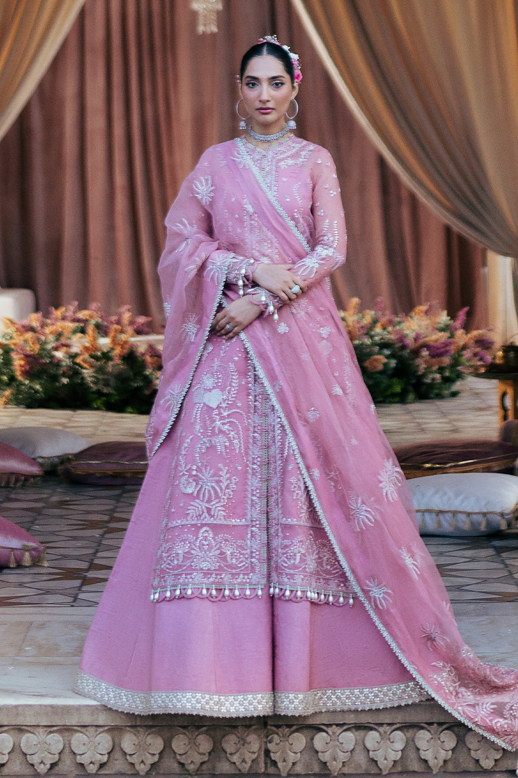 Leya Raw Silk Pakistani Formal Dresses - Saad Shaikh - 6