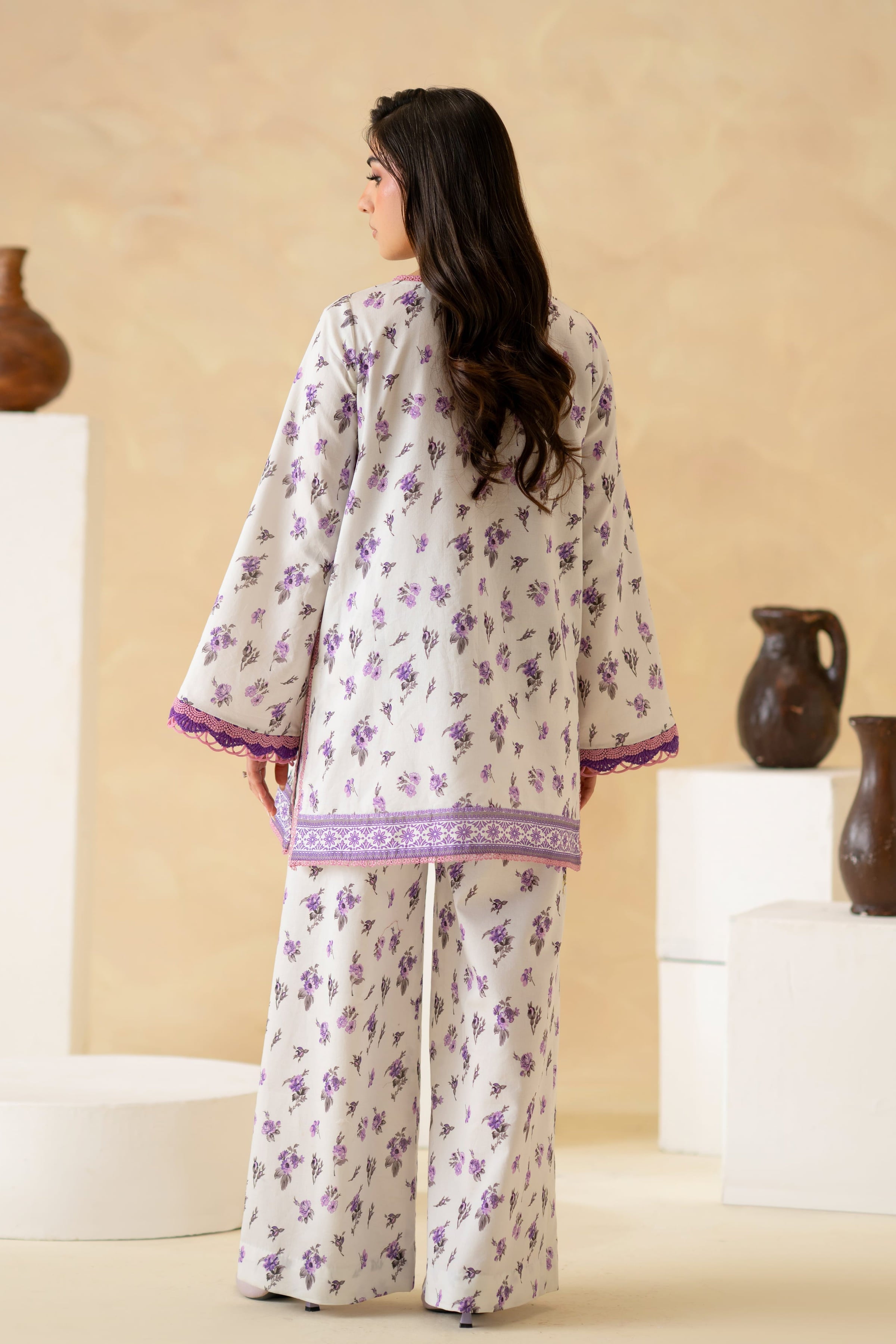 Virel Lawn Pakistani Summer Dresses - Akbar Aslam - 4