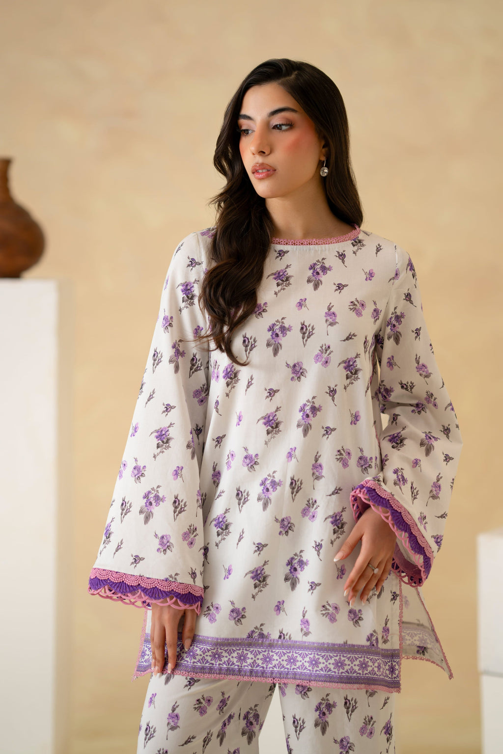 Virel Lawn Pakistani Summer Dresses - Akbar Aslam - 5