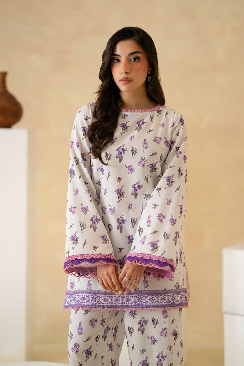 Virel Lawn Pakistani Summer Dresses - Akbar Aslam - 7