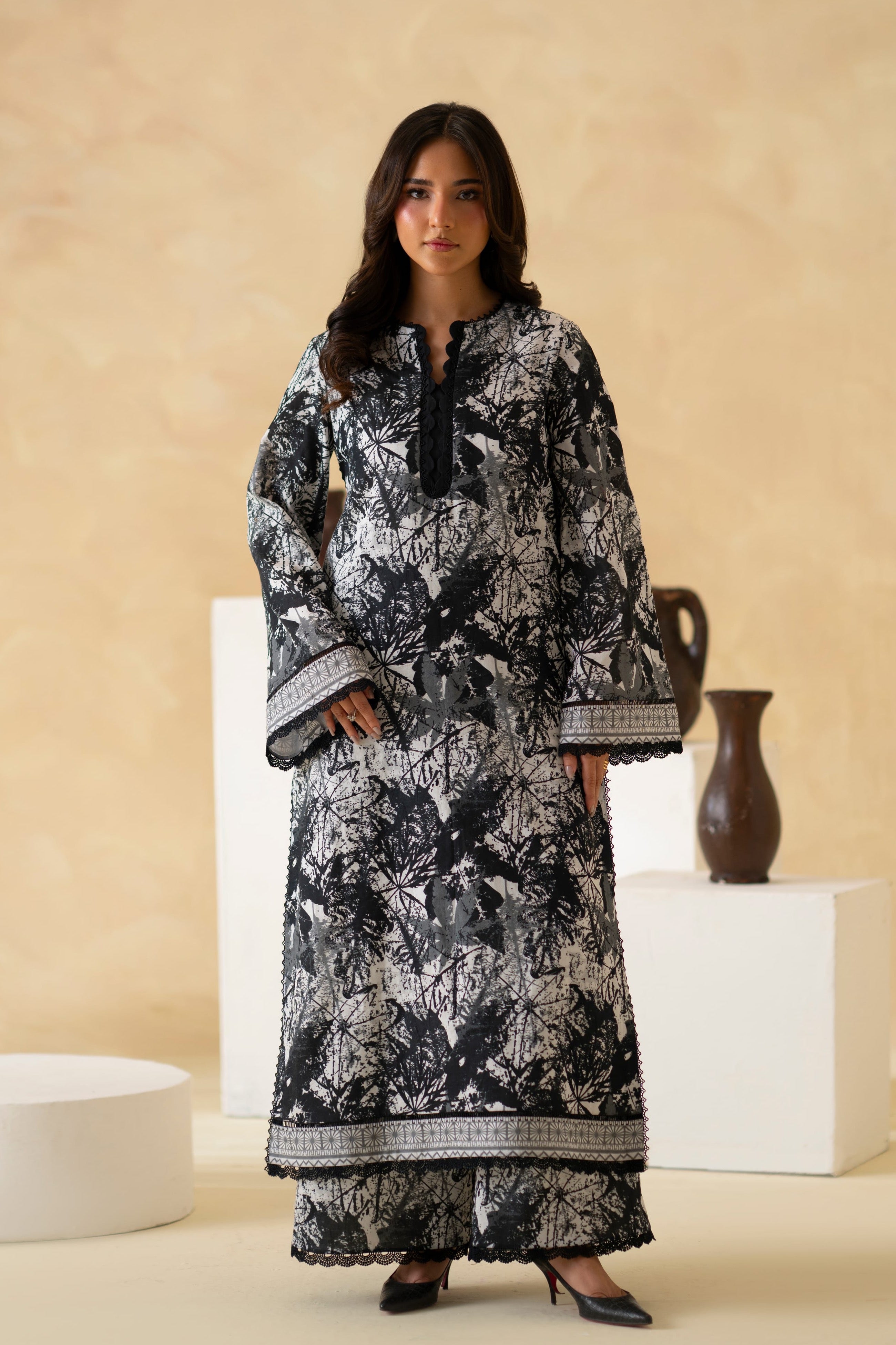 Avero Lawn Pakistani Summer Dresses - Akbar Aslam - 1