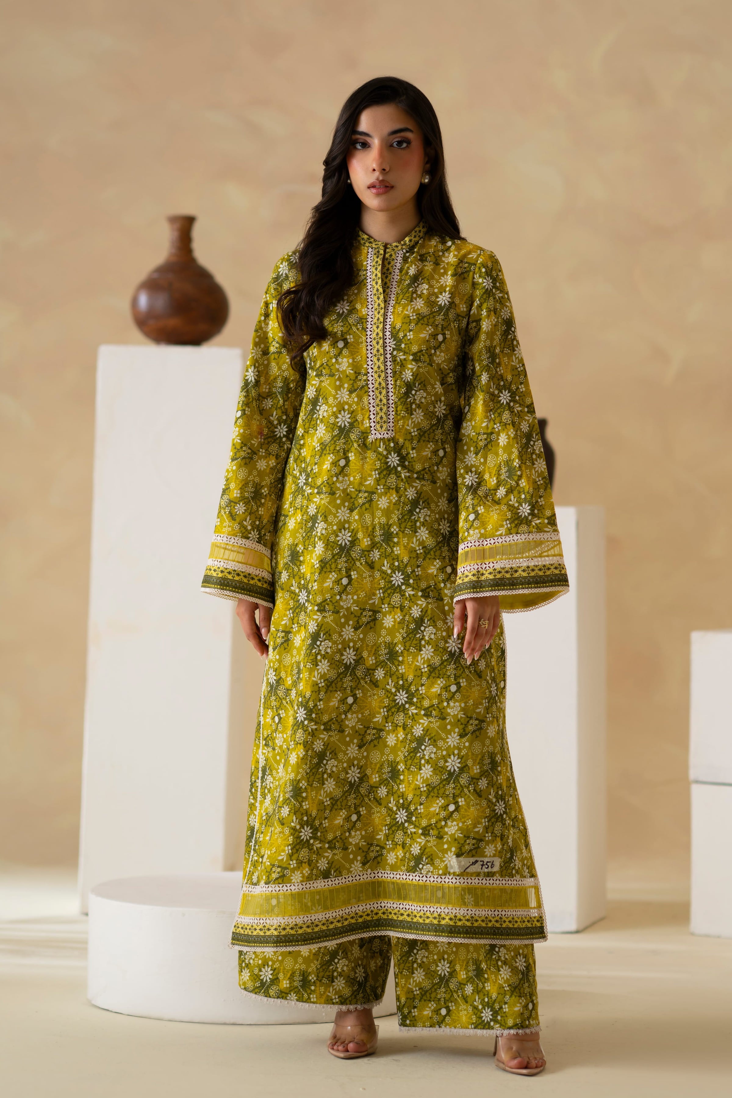 Cavera Lawn Pakistani Summer Dresses - Akbar Aslam - 1