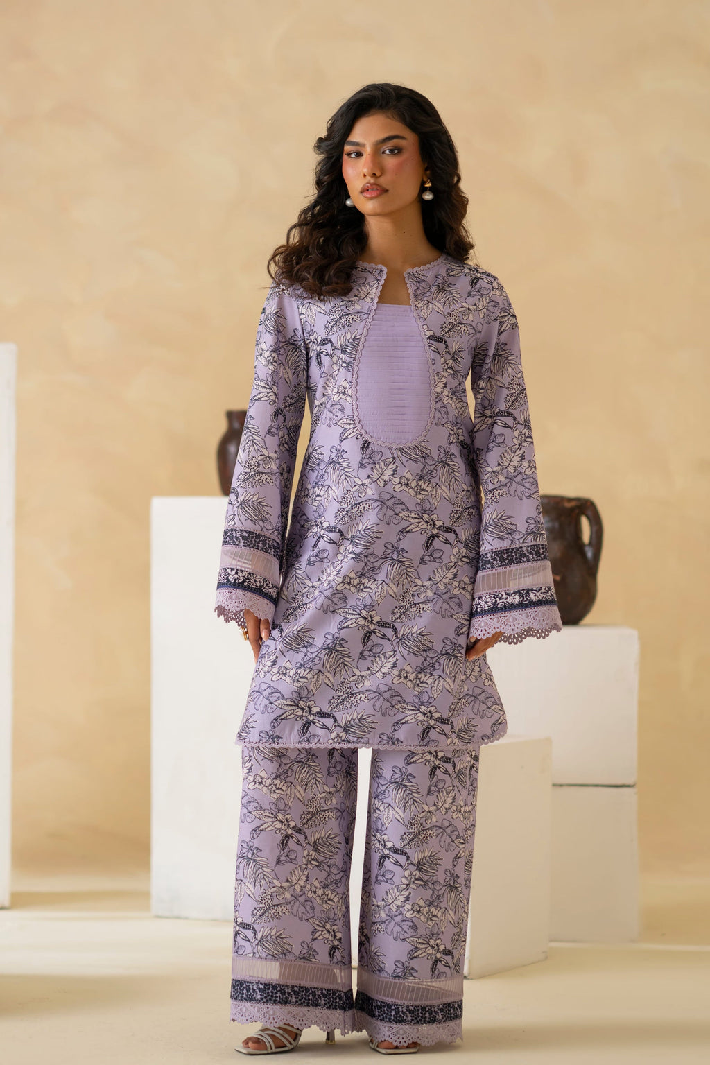 Lumea Lawn Pakistani Summer Dresses - Akbar Aslam - 1