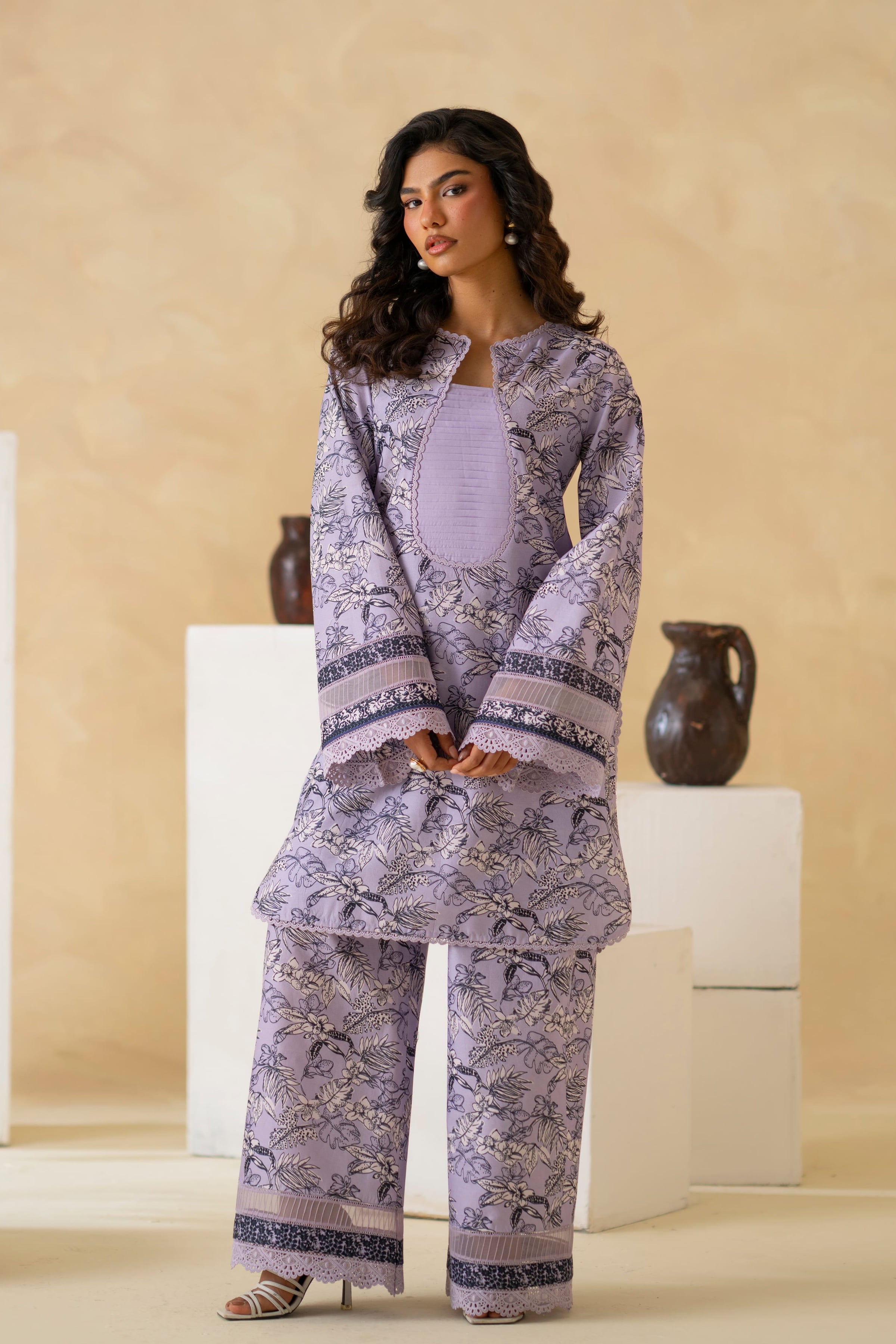 Lumea Lawn Pakistani Summer Dresses - Akbar Aslam - 2