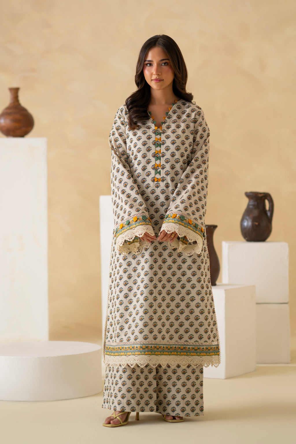 Novea Lawn Pakistani Summer Dresses - Akbar Aslam - 2