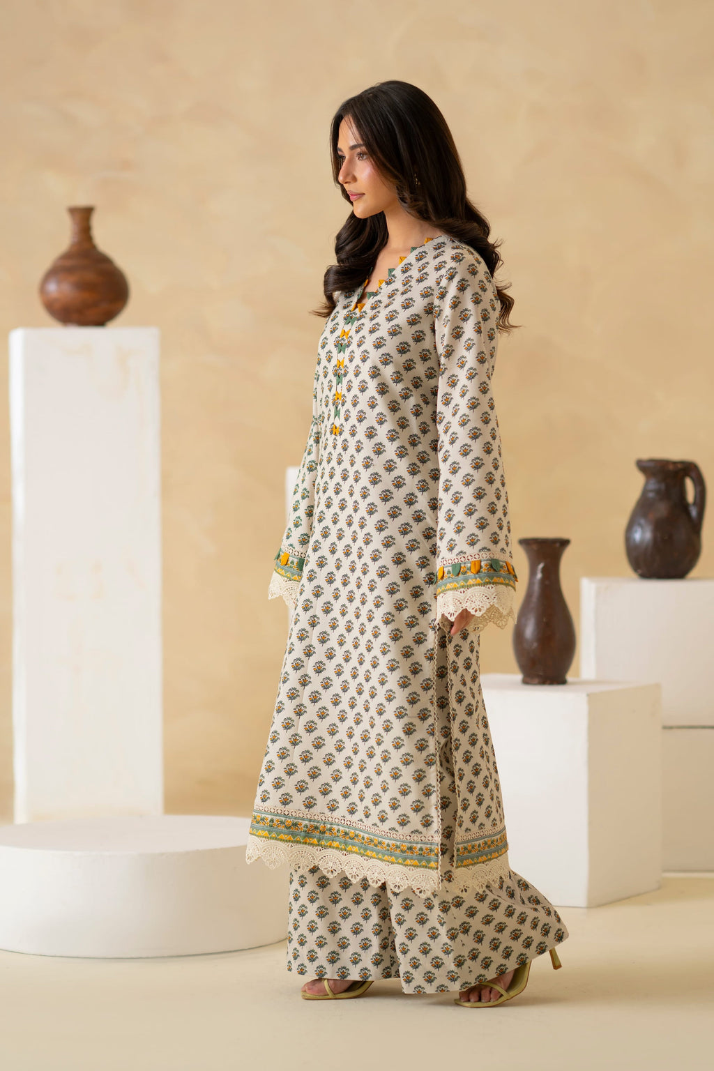 Novea Lawn Pakistani Summer Dresses - Akbar Aslam - 3