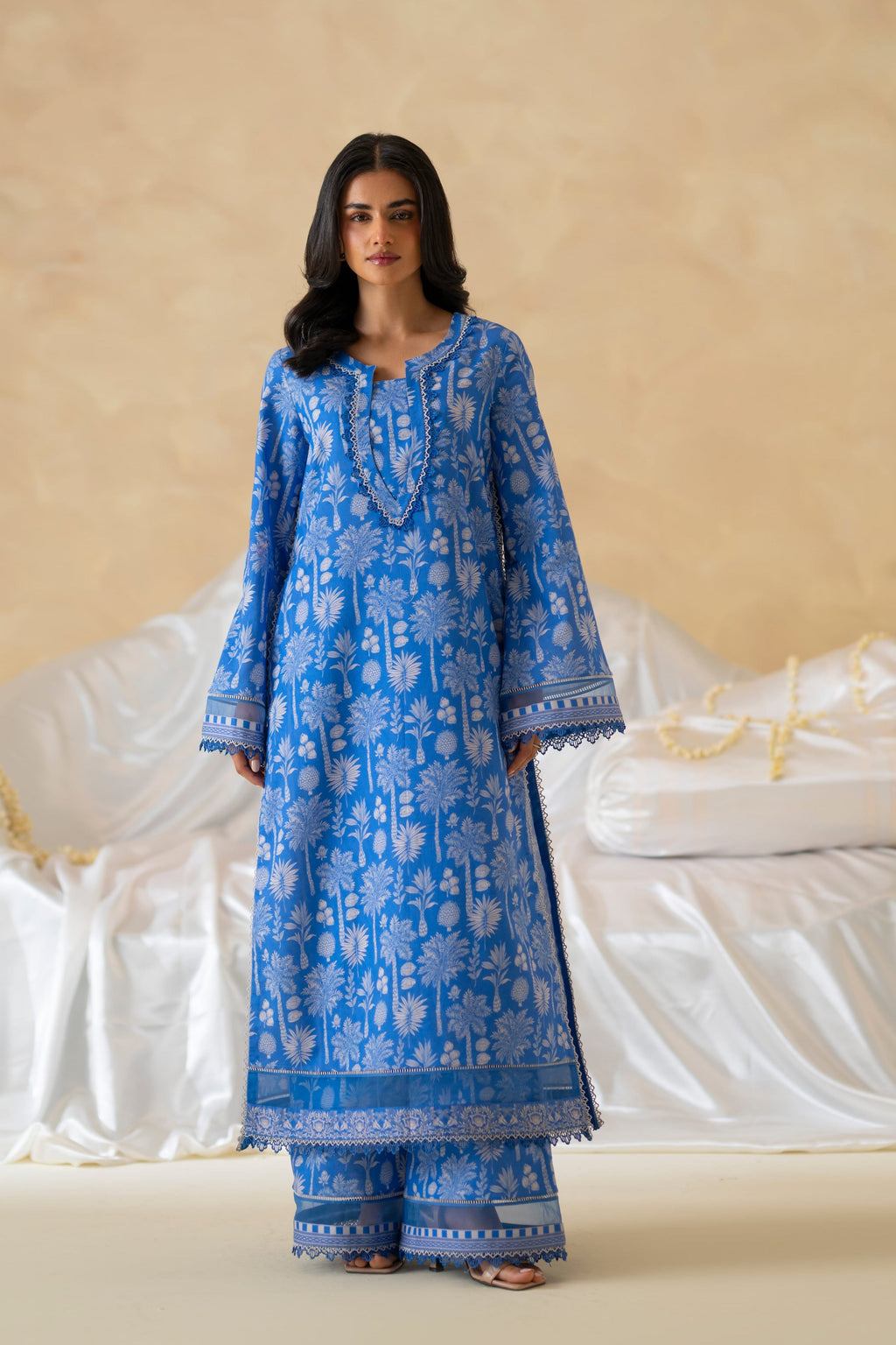 Birel Lawn Pakistani Summer Dresses - Akbar Aslam - 1