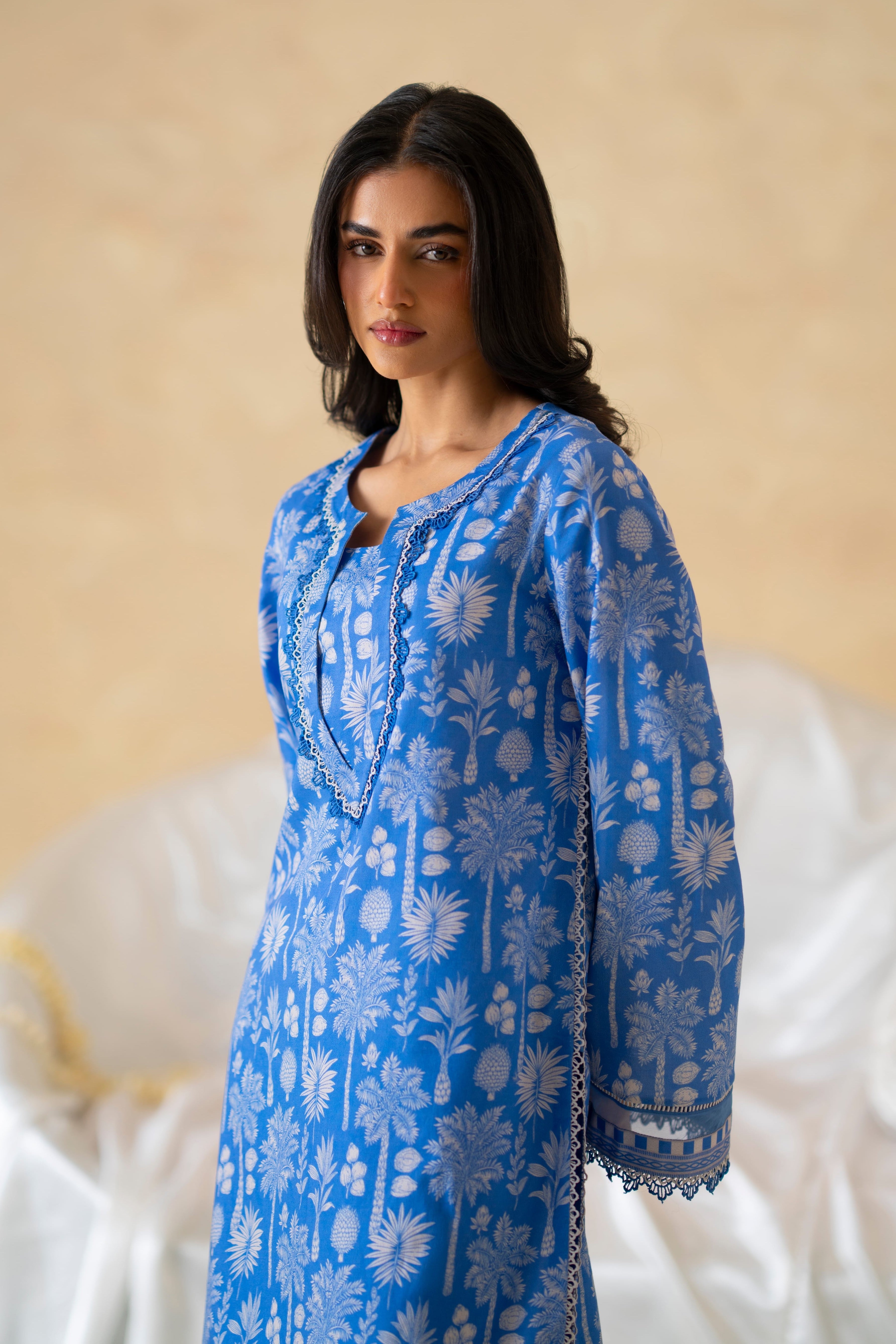 Birel Lawn Pakistani Summer Dresses - Akbar Aslam - 7