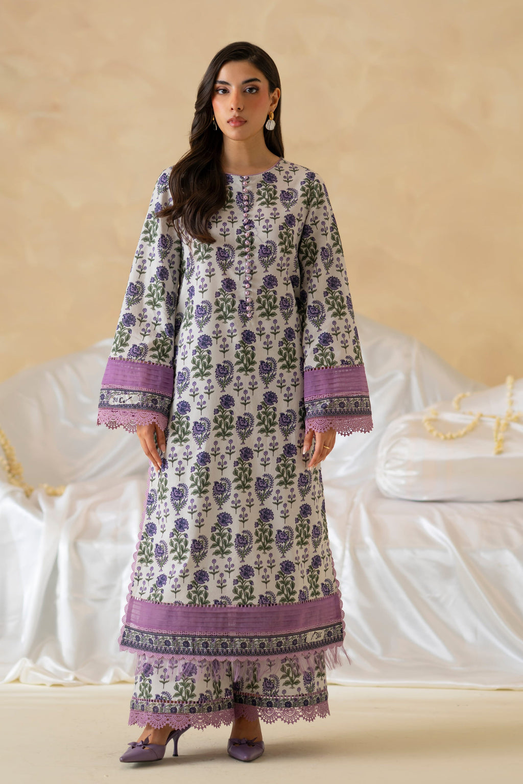 Havor Lawn Pakistani Summer Dresses - Akbar Aslam - 1