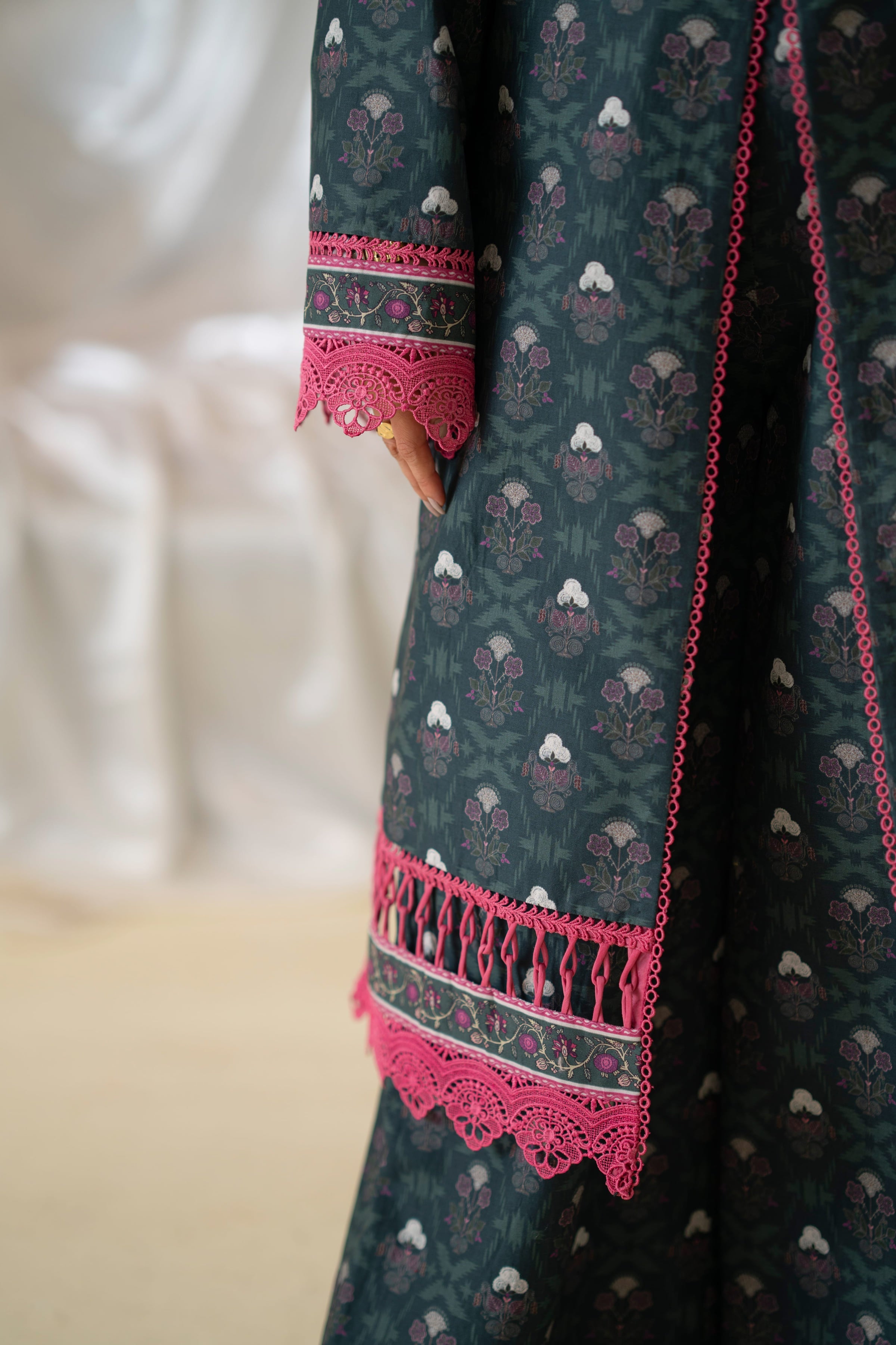 Cavira Lawn Pakistani Summer Dresses - Akbar Aslam - 6