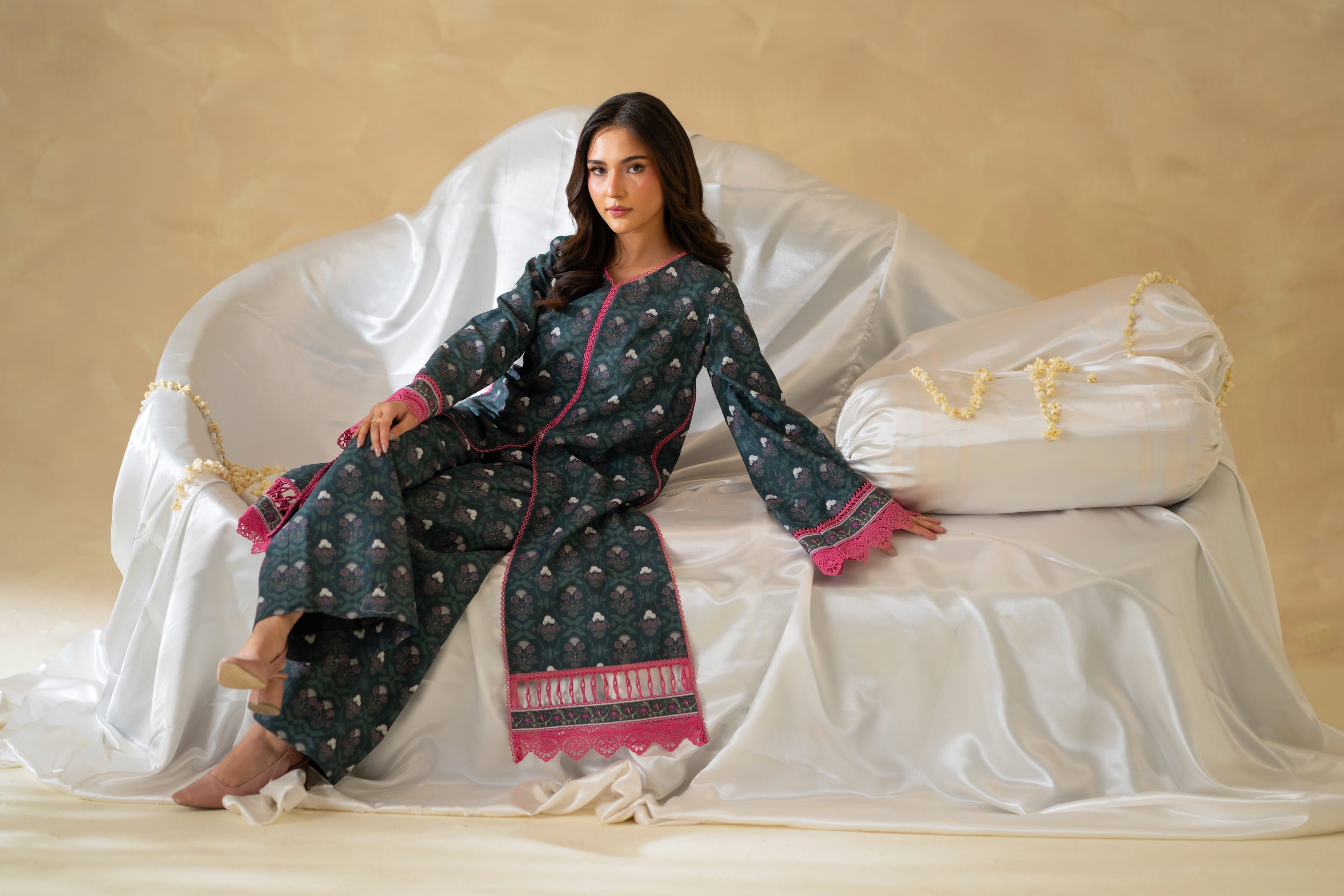 Cavira Lawn Pakistani Summer Dresses - Akbar Aslam - 7