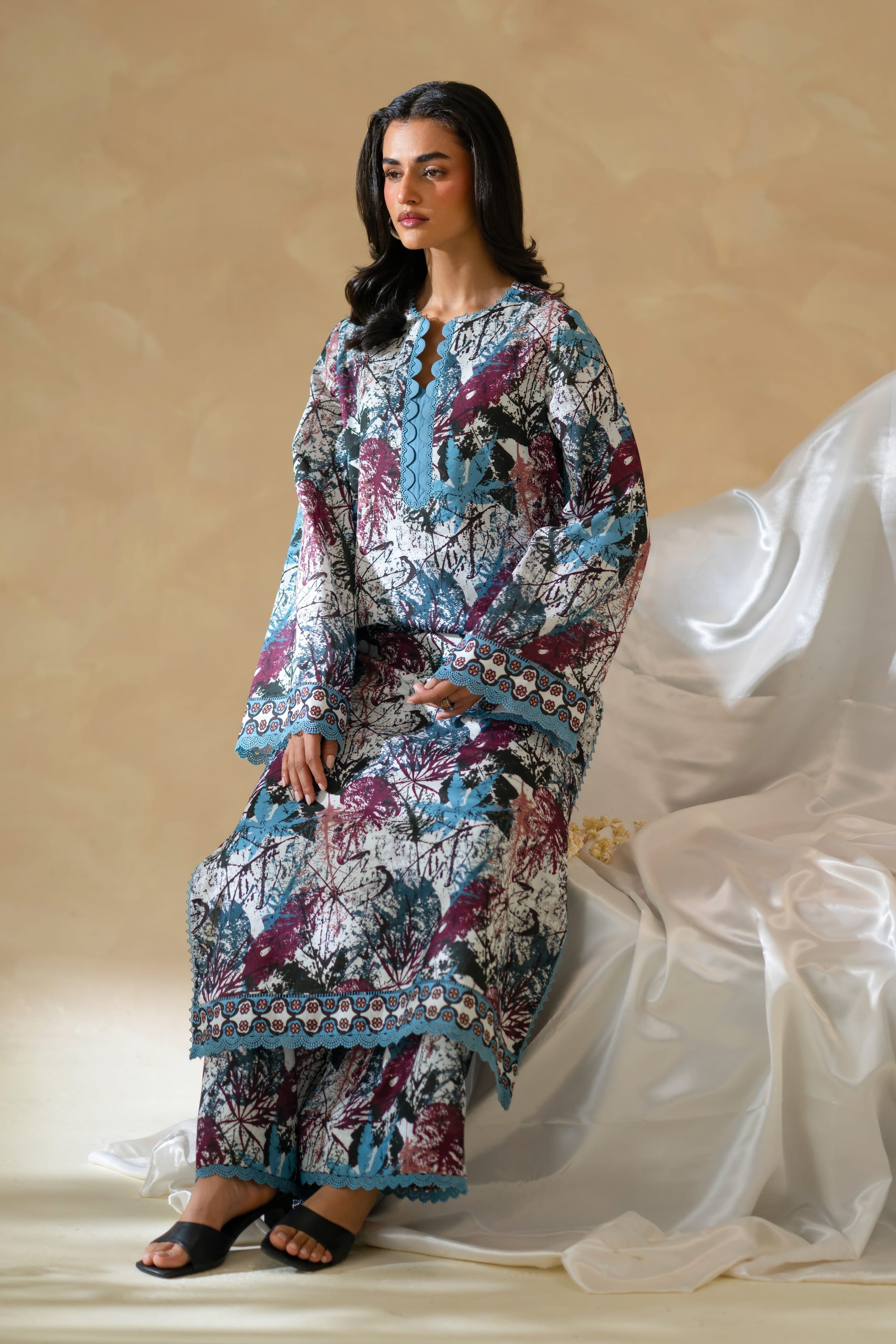 Ivera Lawn Pakistani Summer Dresses - Akbar Aslam - 7
