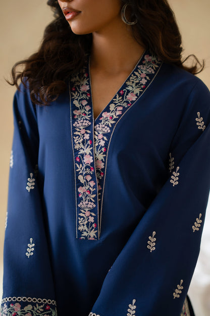 Celadon Cotton Pakistani Summer Dresses - Akbar Aslam - 6